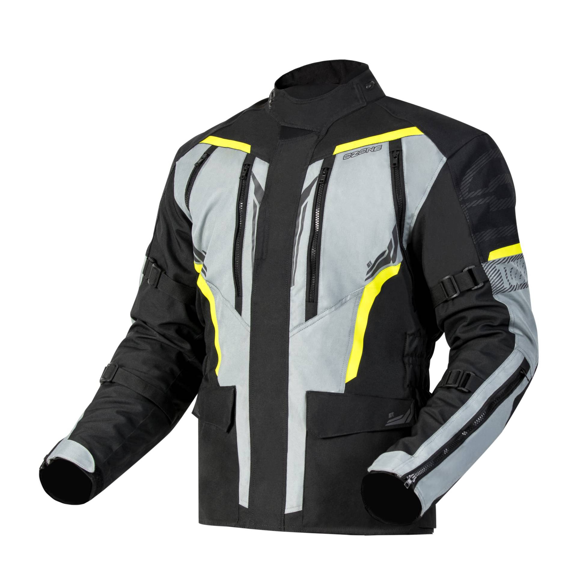 OZONE MOTO Tour III Motorradjacke Herren | Textil | Reissa wasserdichte Membran | Thermolite Innenfutter | Ellbogen und Schulterprotektoren | 8 Belüftungskanäle von OZONE MOTO