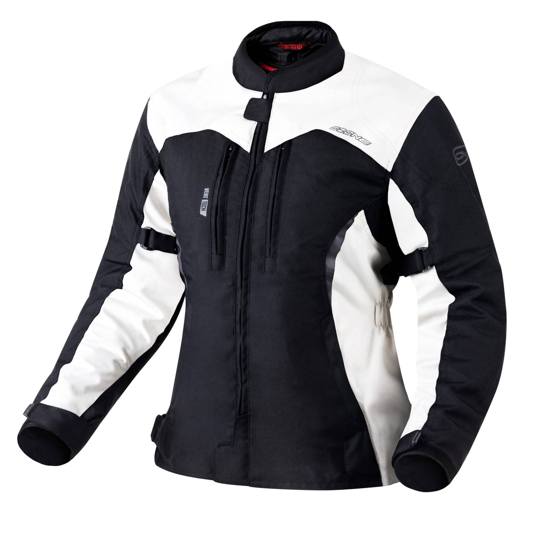 OZONE MOTO Delta IV Lady Motorradjacke Damen | Wasserdichte Membran | Ellenbogen und Schulterprotektoren | 3 Belüftungskanäle | Reflektierende Elemente OZONE MOTO Delta IV Lady Motorradjacke Damen | Wasserdichte Membran | Ellenbogen und Schulterprotektoren | 3 Belüftungskanäle | Reflektierende Elemente von OZONE MOTO