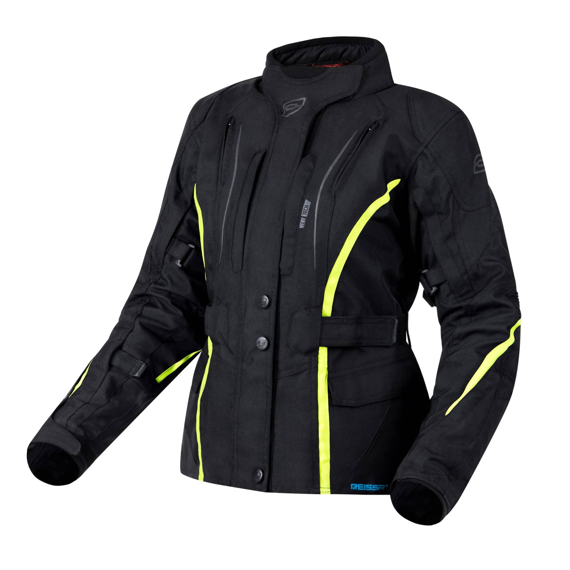 Ozone Sahara Lady Textile Motorradjacke für Frauen Ellbogen und Schultern Protektoren Reissa Membrane 10 Belüftungskanäle Reflektierende Elemente Taschen Ozone Sahara Lady Textile Motorradjacke für Frauen Ellbogen und Schultern Protektoren Reissa Membrane 10 Belüftungskanäle Reflektierende Elemente Taschen von OZONE MOTO