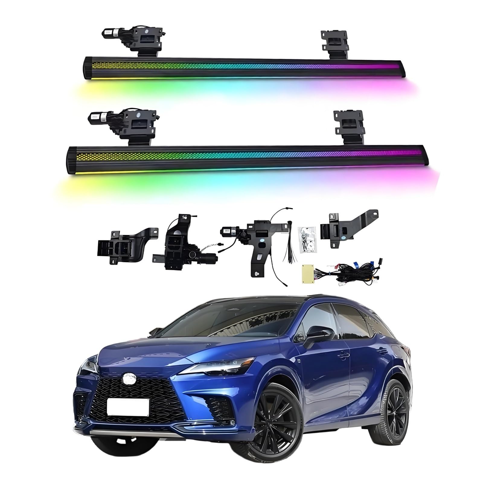 OZTSR Elektrische Trittbretter, kompatibel for Lexus RX500 / Hybrid-Version 2023–2025 mit leichten, SUV-, Offroad- und Pickup-Trucks – einziehbare Truck-Stufen und Nerf Bars OZTSR Elektrische Trittbretter, kompatibel for Lexus RX500 / Hybrid-Version 2023–2025 mit leichten, SUV-, Offroad- und Pickup-Trucks – einziehbare Truck-Stufen und Nerf Bars von OZTSR
