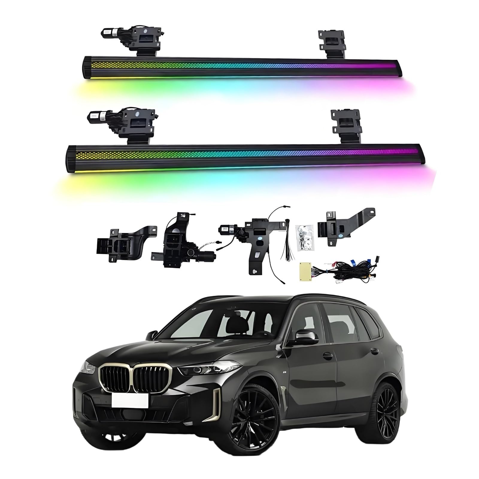 OZTSR Elektrische Trittbretter, kompatibel mit BMW X5 Fuel Version 2019–2025 mit Light-, SUV-, Offroad- und Pickup-Trucks – einziehbare Truck-Stufen und Nerf Bars OZTSR Elektrische Trittbretter, kompatibel mit BMW X5 Fuel Version 2019–2025 mit Light-, SUV-, Offroad- und Pickup-Trucks – einziehbare Truck-Stufen und Nerf Bars von OZTSR