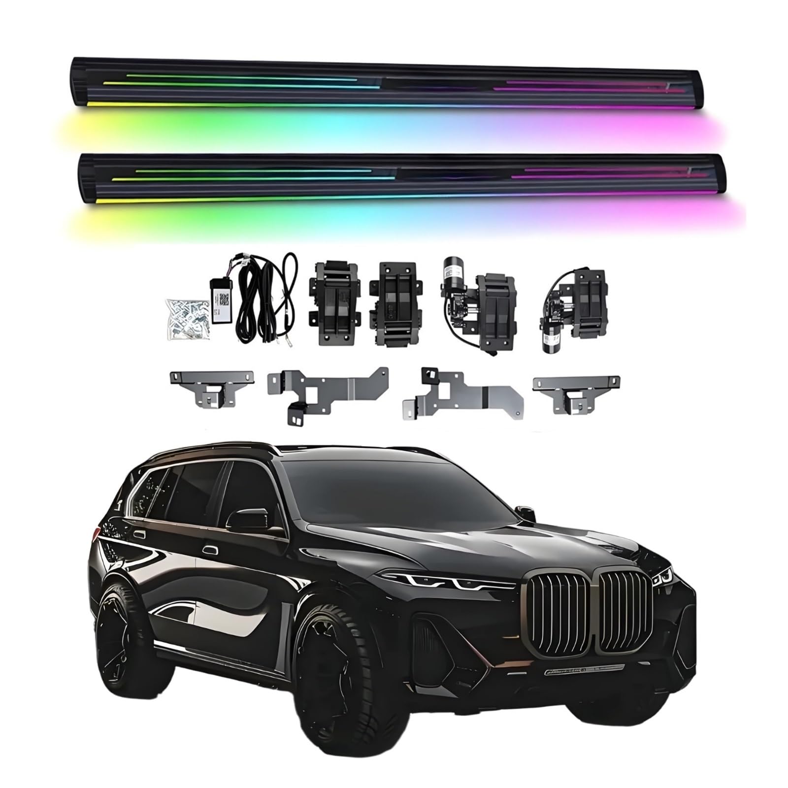 OZTSR Elektrische Trittbretter, kompatibel mit BMW X7 2019–2025, mit leichten, SUV-, Offroad- und Pickup-Trucks – einziehbare Truck-Stufen und Nerf Bars OZTSR Elektrische Trittbretter, kompatibel mit BMW X7 2019–2025, mit leichten, SUV-, Offroad- und Pickup-Trucks – einziehbare Truck-Stufen und Nerf Bars von OZTSR