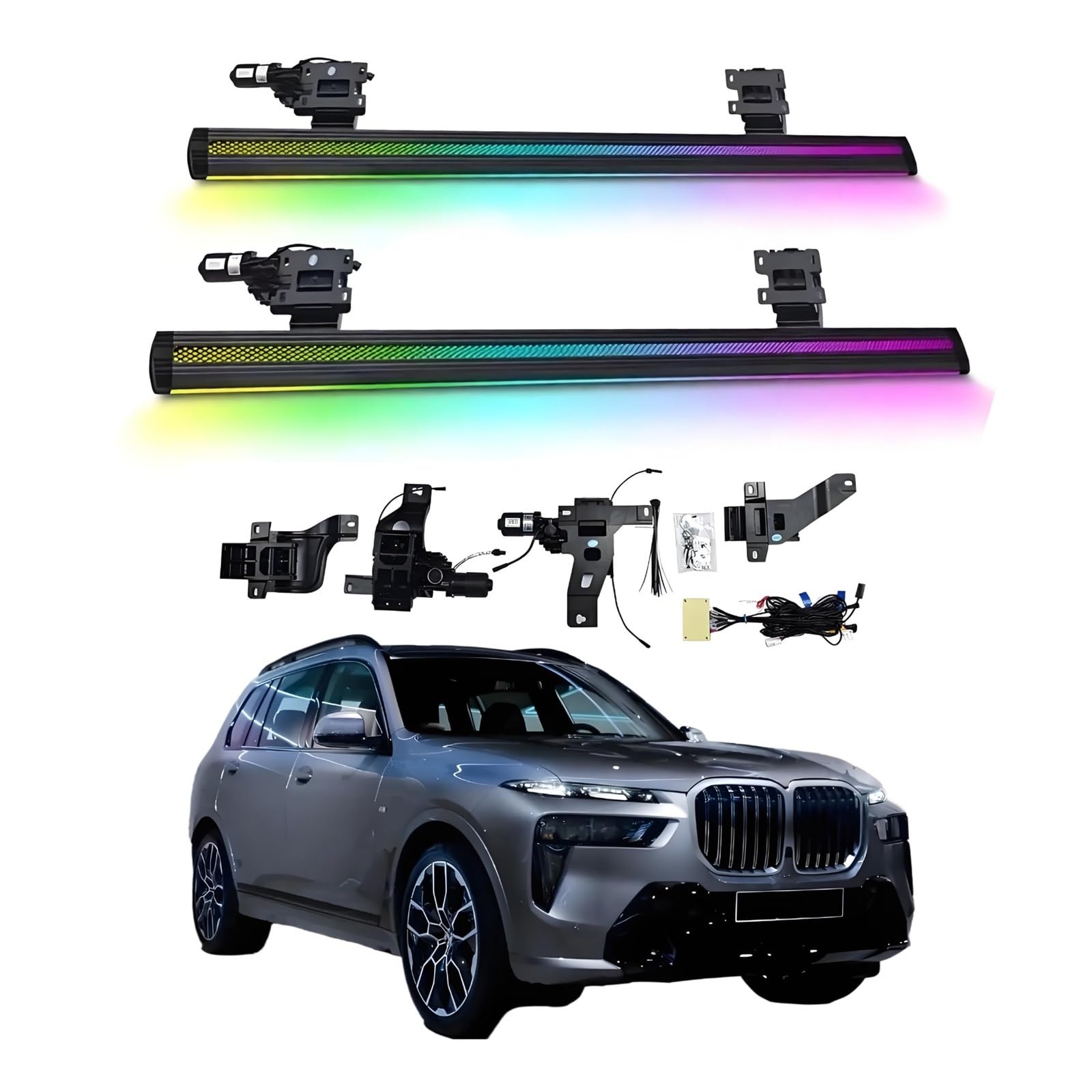 OZTSR Elektrische Trittbretter, kompatibel mit BMW X7 2019–2025, mit leichten, SUV-, Offroad- und Pickup-Trucks – einziehbare Truck-Stufen und Nerf Bars OZTSR Elektrische Trittbretter, kompatibel mit BMW X7 2019–2025, mit leichten, SUV-, Offroad- und Pickup-Trucks – einziehbare Truck-Stufen und Nerf Bars von OZTSR