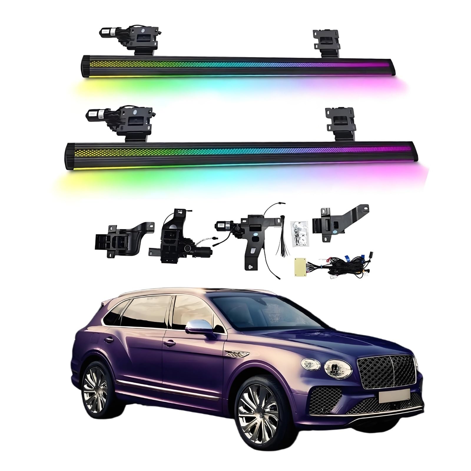 OZTSR Elektrische Trittbretter, kompatibel mit Bentley Bentayga Fuel Version 2016–2025 mit leichten, SUV-, Offroad- und Pickup-Trucks – einziehbare Truck-Stufen und Nerf Bars OZTSR Elektrische Trittbretter, kompatibel mit Bentley Bentayga Fuel Version 2016–2025 mit leichten, SUV-, Offroad- und Pickup-Trucks – einziehbare Truck-Stufen und Nerf Bars von OZTSR