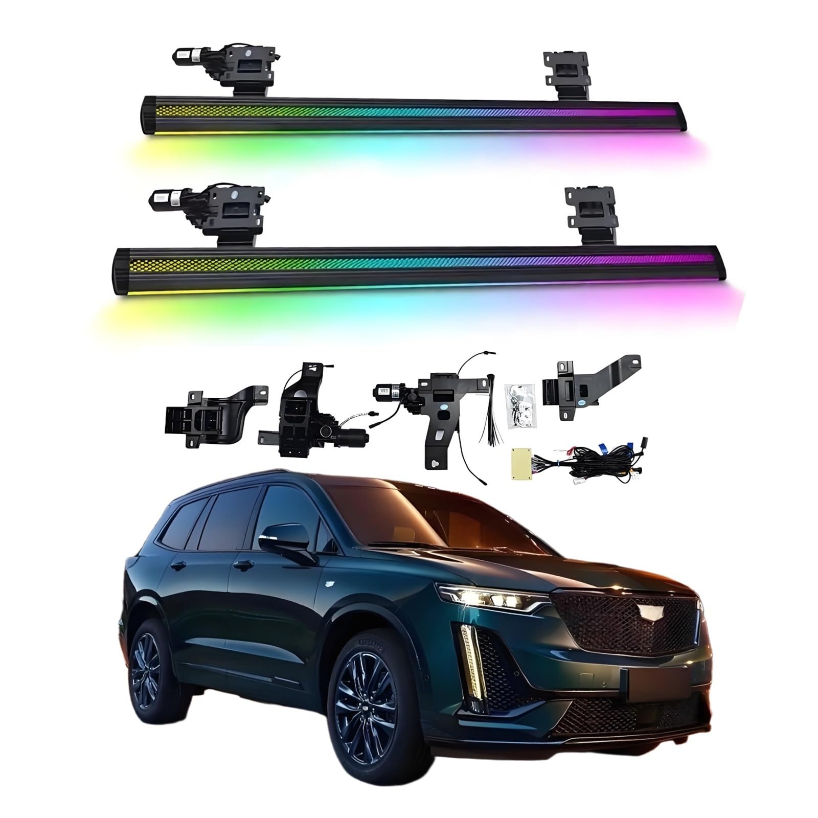 OZTSR Elektrische Trittbretter, kompatibel mit Cadillac XT6 2019–2025, mit leichten, SUV-, Offroad- und Pickup-Trucks – einziehbare Truck-Stufen und Nerf Bars OZTSR Elektrische Trittbretter, kompatibel mit Cadillac XT6 2019–2025, mit leichten, SUV-, Offroad- und Pickup-Trucks – einziehbare Truck-Stufen und Nerf Bars von OZTSR