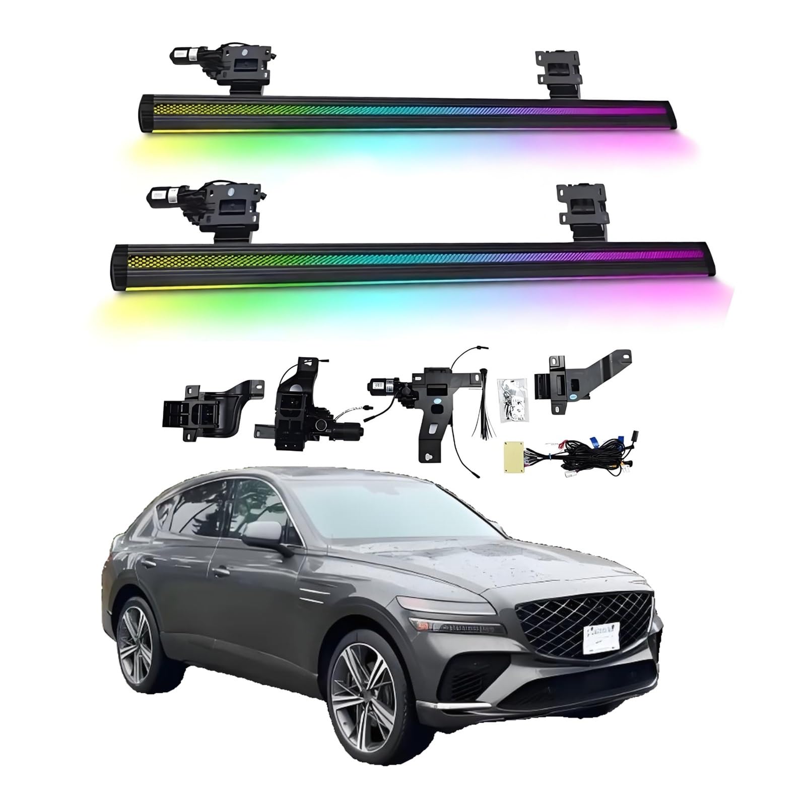 OZTSR Elektrische Trittbretter, kompatibel mit Genesis GV80 2021–2025 mit leichten, SUV-, Offroad- und Pickup-Trucks – einziehbare Truck-Stufen und Nerf Bars OZTSR Elektrische Trittbretter, kompatibel mit Genesis GV80 2021–2025 mit leichten, SUV-, Offroad- und Pickup-Trucks – einziehbare Truck-Stufen und Nerf Bars von OZTSR