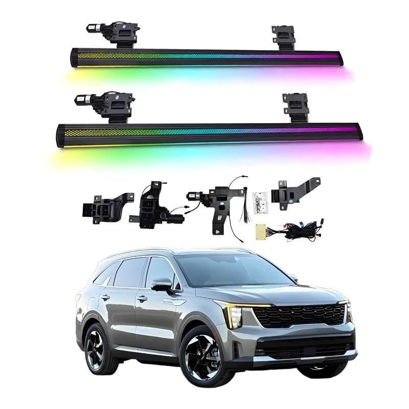OZTSR Elektrische Trittbretter, kompatibel mit Kia Sorento 2021–2025, mit leichten, SUV-, Offroad- und Pickup-Trucks – einziehbare Truck-Stufen und Nerf Bars von OZTSR