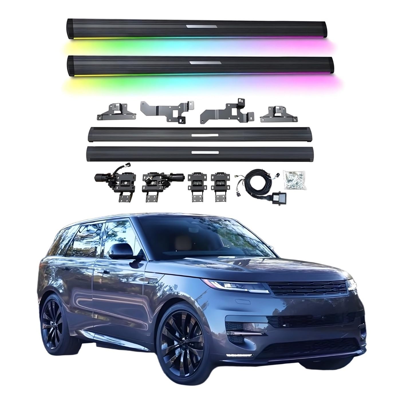 OZTSR Elektrische Trittbretter, kompatibel mit Land Rover Discovery Sport 2020–2025 mit leichten, SUV-, Offroad- und Pickup-Trucks – einziehbare Truck-Stufen und Nerf Bars OZTSR Elektrische Trittbretter, kompatibel mit Land Rover Discovery Sport 2020–2025 mit leichten, SUV-, Offroad- und Pickup-Trucks – einziehbare Truck-Stufen und Nerf Bars von OZTSR