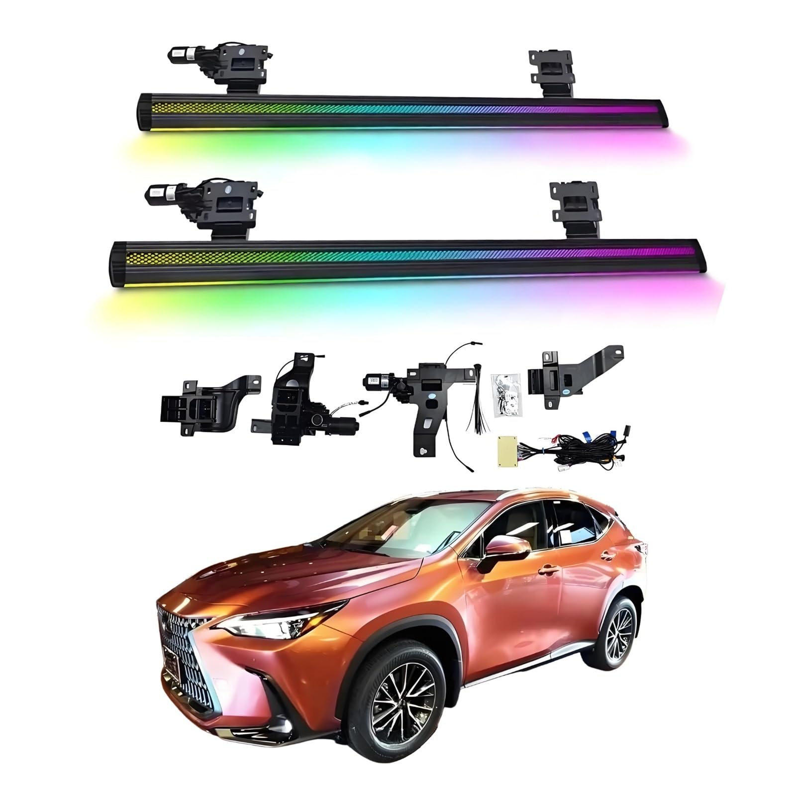 OZTSR Elektrische Trittbretter, kompatibel mit Lexus NX350 2023–2025, mit leichten, SUV-, Offroad- und Pickup-Trucks – einziehbare Truck-Stufen und Nerf Bars OZTSR Elektrische Trittbretter, kompatibel mit Lexus NX350 2023–2025, mit leichten, SUV-, Offroad- und Pickup-Trucks – einziehbare Truck-Stufen und Nerf Bars von OZTSR