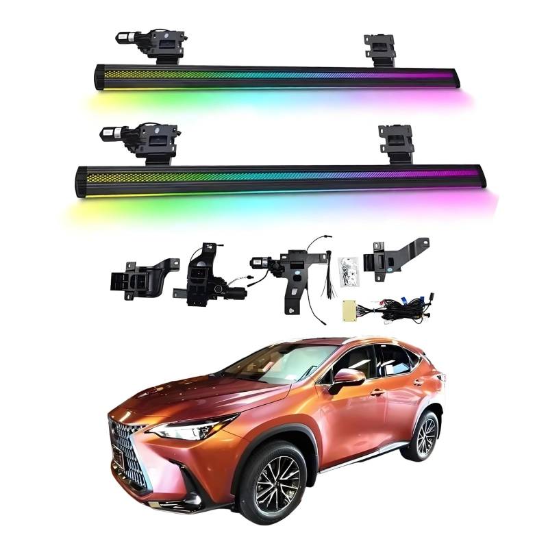 OZTSR Elektrische Trittbretter, kompatibel mit Lexus NX350 2023–2025, mit leichten, SUV-, Offroad- und Pickup-Trucks – einziehbare Truck-Stufen und Nerf Bars von OZTSR