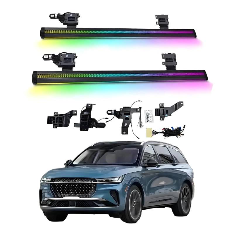 OZTSR Elektrische Trittbretter, kompatibel mit Lincoln Nautilus 2023–2025 mit leichten, SUV-, Offroad- und Pickup-Trucks – einziehbare Truck-Stufen und Nerf Bars von OZTSR