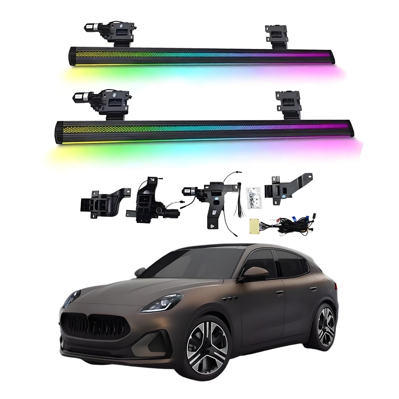 OZTSR Elektrische Trittbretter, kompatibel mit Maserati Grecale 2022–2025 mit leichten, SUV-, Offroad- und Pickup-Trucks – einziehbare Truck-Stufen und Nerf Bars OZTSR Elektrische Trittbretter, kompatibel mit Maserati Grecale 2022–2025 mit leichten, SUV-, Offroad- und Pickup-Trucks – einziehbare Truck-Stufen und Nerf Bars von OZTSR