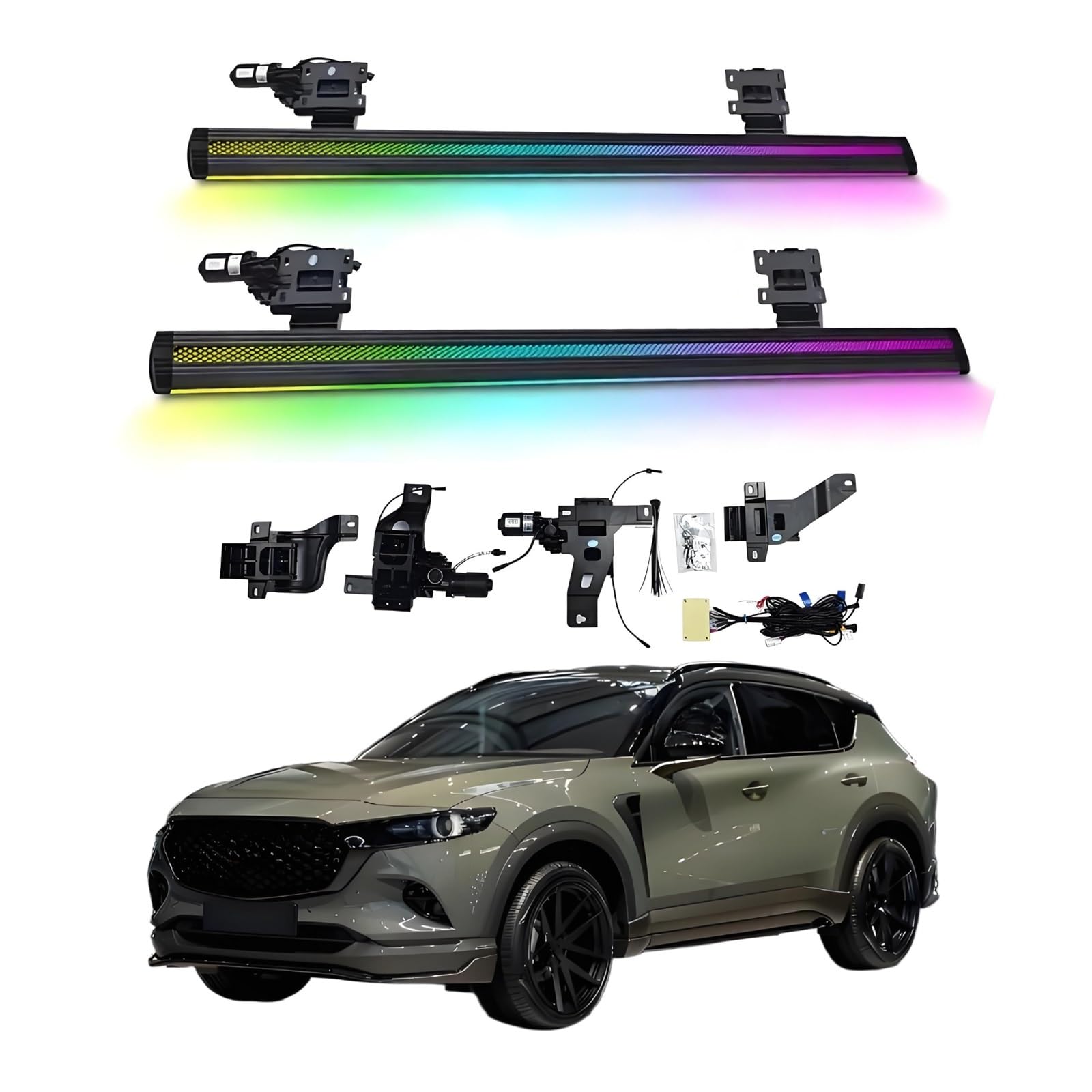 OZTSR Elektrische Trittbretter, kompatibel mit Mazda CX-5 2017–2025 mit leichten, SUV-, Offroad- und Pickup-Trucks – einziehbare Truck-Stufen und Nerf Bars OZTSR Elektrische Trittbretter, kompatibel mit Mazda CX-5 2017–2025 mit leichten, SUV-, Offroad- und Pickup-Trucks – einziehbare Truck-Stufen und Nerf Bars von OZTSR