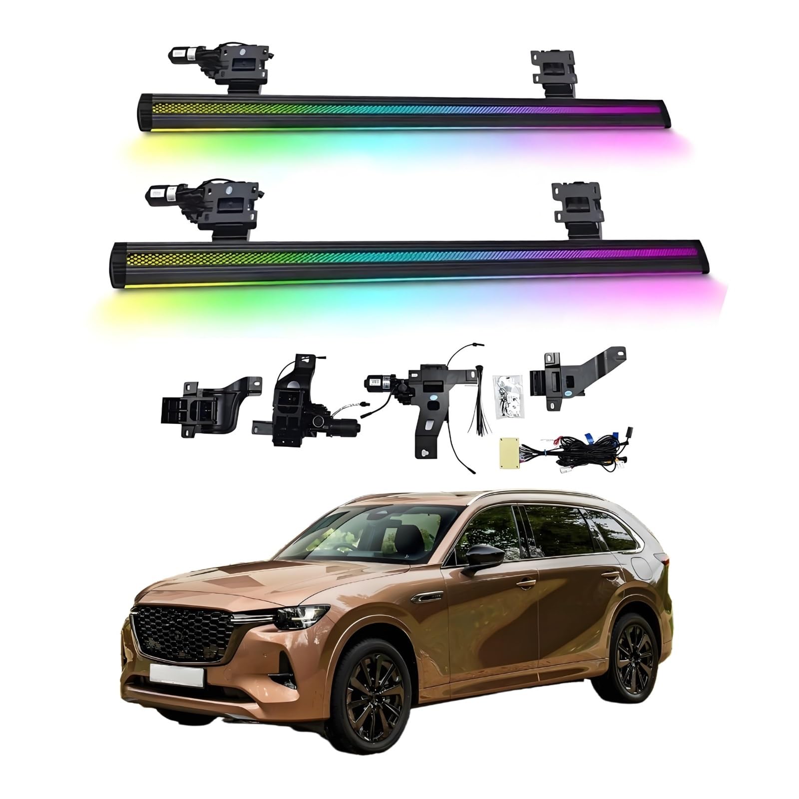 OZTSR Elektrische Trittbretter, kompatibel mit Mazda CX-8 2019–2025 mit leichten, SUV-, Offroad- und Pickup-Trucks – einziehbare Truck-Stufen und Nerf Bars OZTSR Elektrische Trittbretter, kompatibel mit Mazda CX-8 2019–2025 mit leichten, SUV-, Offroad- und Pickup-Trucks – einziehbare Truck-Stufen und Nerf Bars von OZTSR