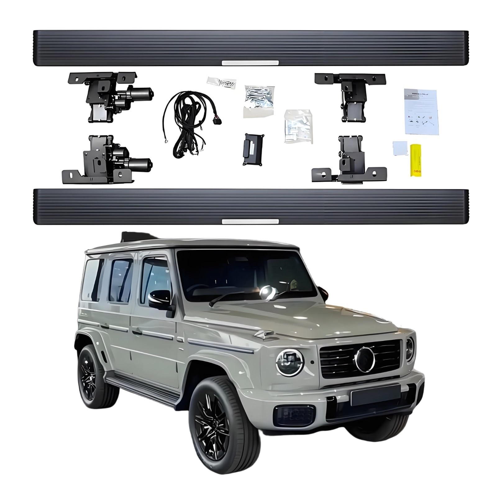 OZTSR Elektrische Trittbretter, kompatibel mit Mercedes-Benz G-Klasse G580 Electric G580 2025, SUV, Geländewagen und Pickup-Trucks – einziehbare Truck-Stufen und Nerf Bars OZTSR Elektrische Trittbretter, kompatibel mit Mercedes-Benz G-Klasse G580 Electric G580 2025, SUV, Geländewagen und Pickup-Trucks – einziehbare Truck-Stufen und Nerf Bars von OZTSR