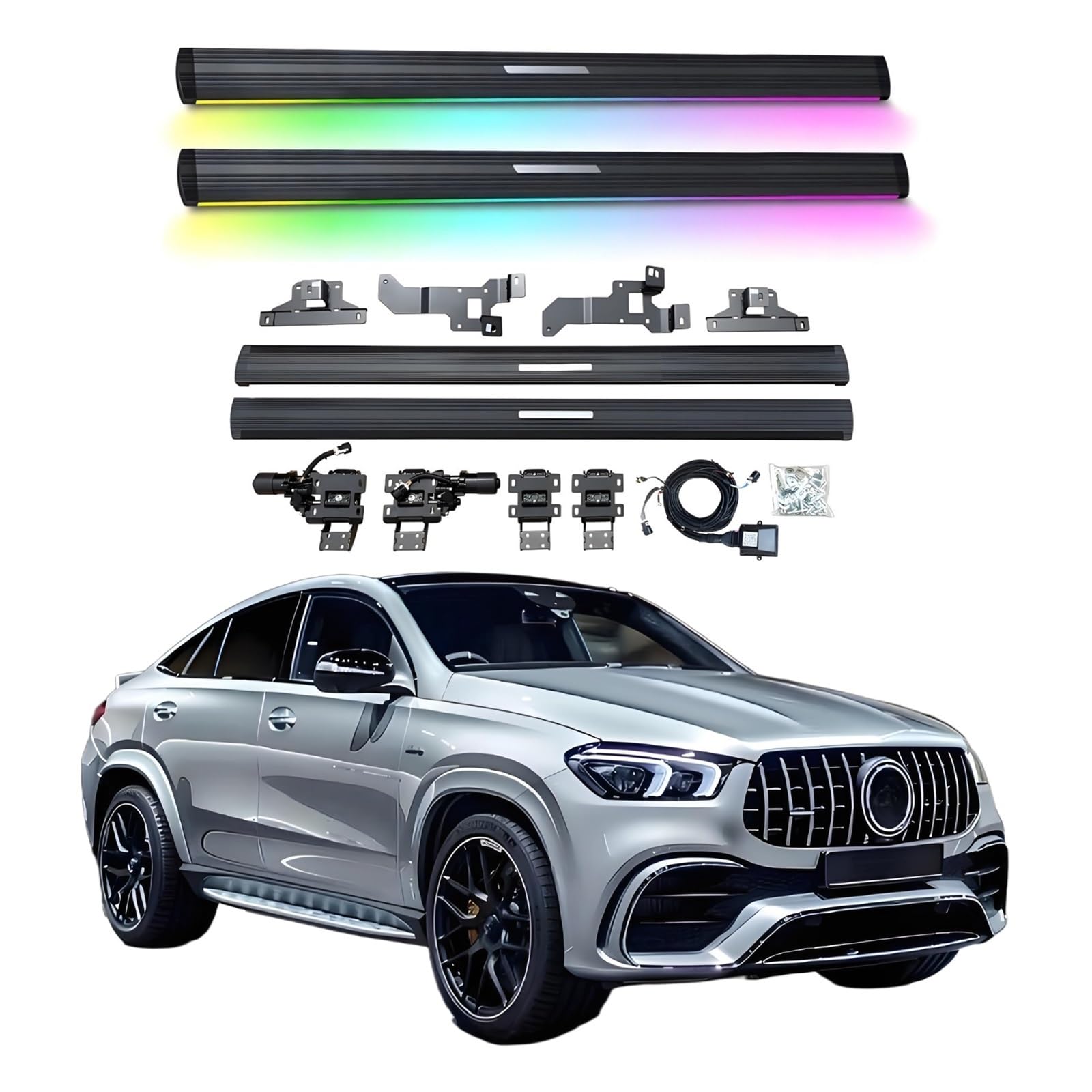 OZTSR Elektrische Trittbretter, kompatibel mit Mercedes-Benz GLE 2020–2025, for leichte, SUV-, Offroad- und Pickup-Trucks – einziehbare Truck-Stufen und Nerf Bars OZTSR Elektrische Trittbretter, kompatibel mit Mercedes-Benz GLE 2020–2025, for leichte, SUV-, Offroad- und Pickup-Trucks – einziehbare Truck-Stufen und Nerf Bars von OZTSR