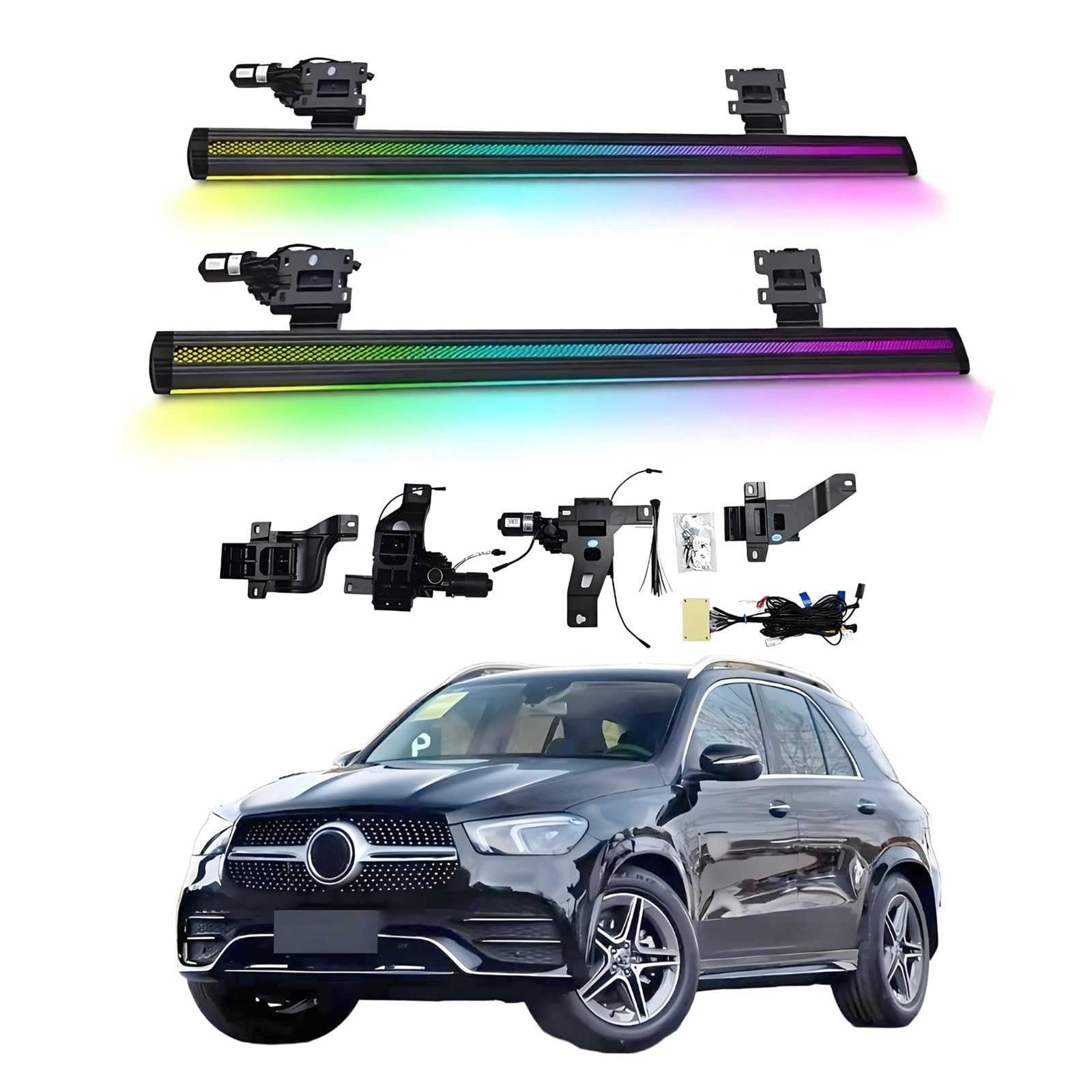OZTSR Elektrische Trittbretter, kompatibel mit Mercedes-Benz GLE350 Sport Hybrid Version 2019–2025 mit leichten, SUV-, Offroad- und Pickup-Trucks – einziehbare Truck-Stufen und Nerf Bars OZTSR Elektrische Trittbretter, kompatibel mit Mercedes-Benz GLE350 Sport Hybrid Version 2019–2025 mit leichten, SUV-, Offroad- und Pickup-Trucks – einziehbare Truck-Stufen und Nerf Bars von OZTSR
