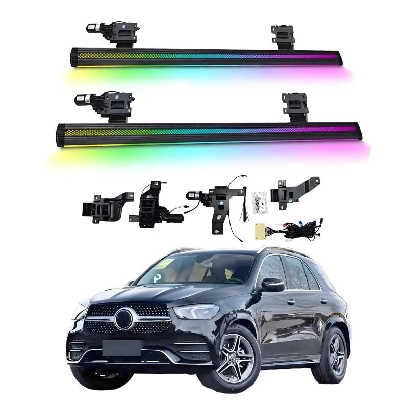 OZTSR Elektrische Trittbretter, kompatibel mit Mercedes-Benz GLE350 Sport Hybrid Version 2019–2025 mit leichten, SUV-, Offroad- und Pickup-Trucks – einziehbare Truck-Stufen und Nerf Bars von OZTSR