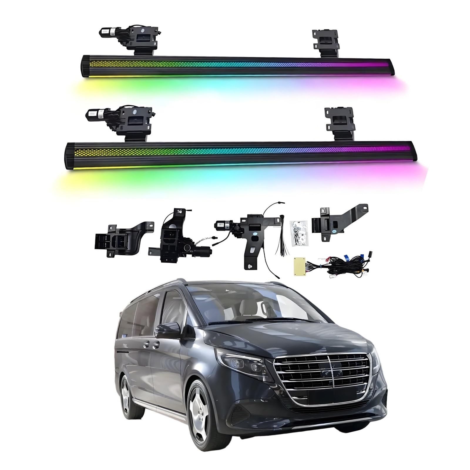 OZTSR Elektrische Trittbretter, kompatibel mit Mercedes-Benz V250 2016–2025, mit leichten, SUV-, Offroad- und Pickup-Trucks – einziehbare Truck-Stufen und Nerf Bars OZTSR Elektrische Trittbretter, kompatibel mit Mercedes-Benz V250 2016–2025, mit leichten, SUV-, Offroad- und Pickup-Trucks – einziehbare Truck-Stufen und Nerf Bars von OZTSR