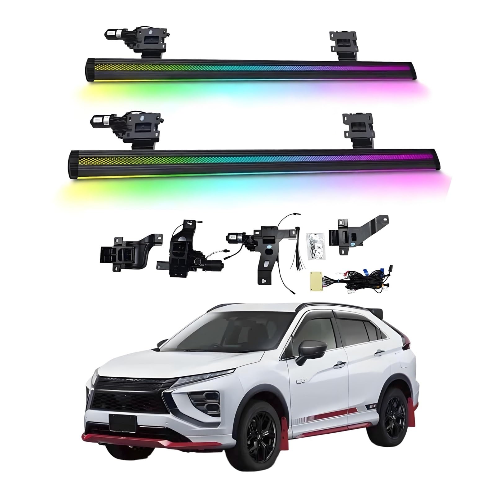 OZTSR Elektrische Trittbretter, kompatibel mit Mitsubishi Eclipse Cross 2018–2025 mit leichten, SUV-, Offroad- und Pickup-Trucks – einziehbare Truck-Stufen und Nerf Bars OZTSR Elektrische Trittbretter, kompatibel mit Mitsubishi Eclipse Cross 2018–2025 mit leichten, SUV-, Offroad- und Pickup-Trucks – einziehbare Truck-Stufen und Nerf Bars von OZTSR