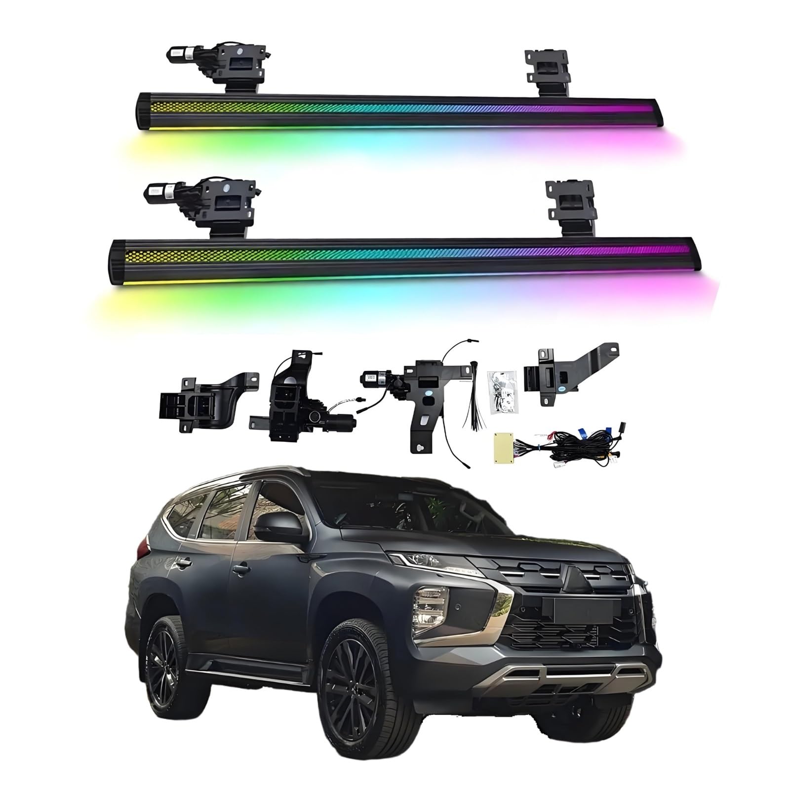 OZTSR Elektrische Trittbretter, kompatibel mit Mitsubishi Pajero Sport 2019–2025, mit leichten, SUV-, Offroad- und Pickup-Trucks – einziehbare Truck-Stufen und Nerf Bars OZTSR Elektrische Trittbretter, kompatibel mit Mitsubishi Pajero Sport 2019–2025, mit leichten, SUV-, Offroad- und Pickup-Trucks – einziehbare Truck-Stufen und Nerf Bars von OZTSR
