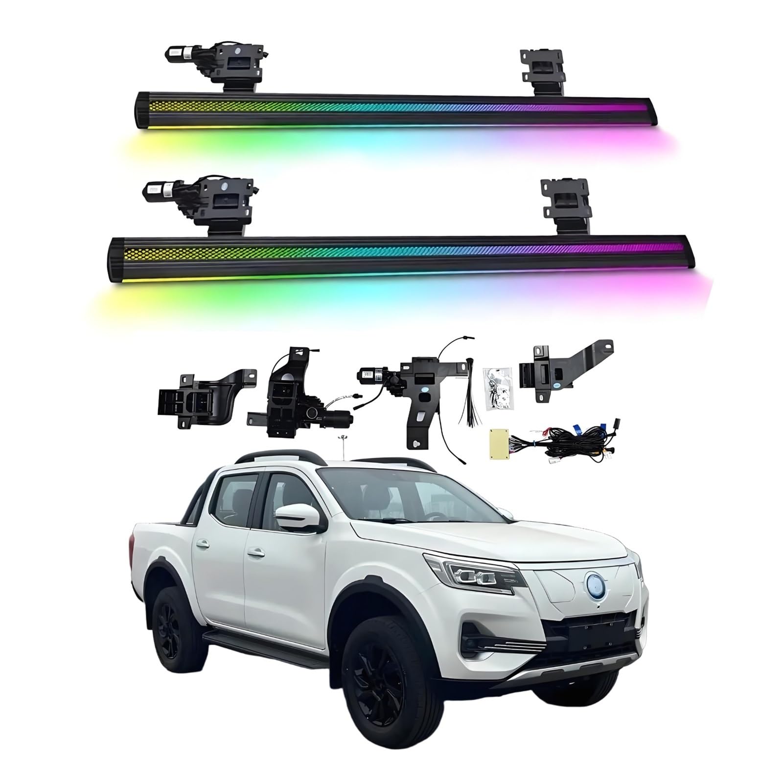 OZTSR Elektrische Trittbretter, kompatibel mit Nissan Rich 7 2022–2025 mit leichten, SUV-, Offroad- und Pickup-Trucks – einziehbare Truck-Stufen und Nerf Bars OZTSR Elektrische Trittbretter, kompatibel mit Nissan Rich 7 2022–2025 mit leichten, SUV-, Offroad- und Pickup-Trucks – einziehbare Truck-Stufen und Nerf Bars von OZTSR