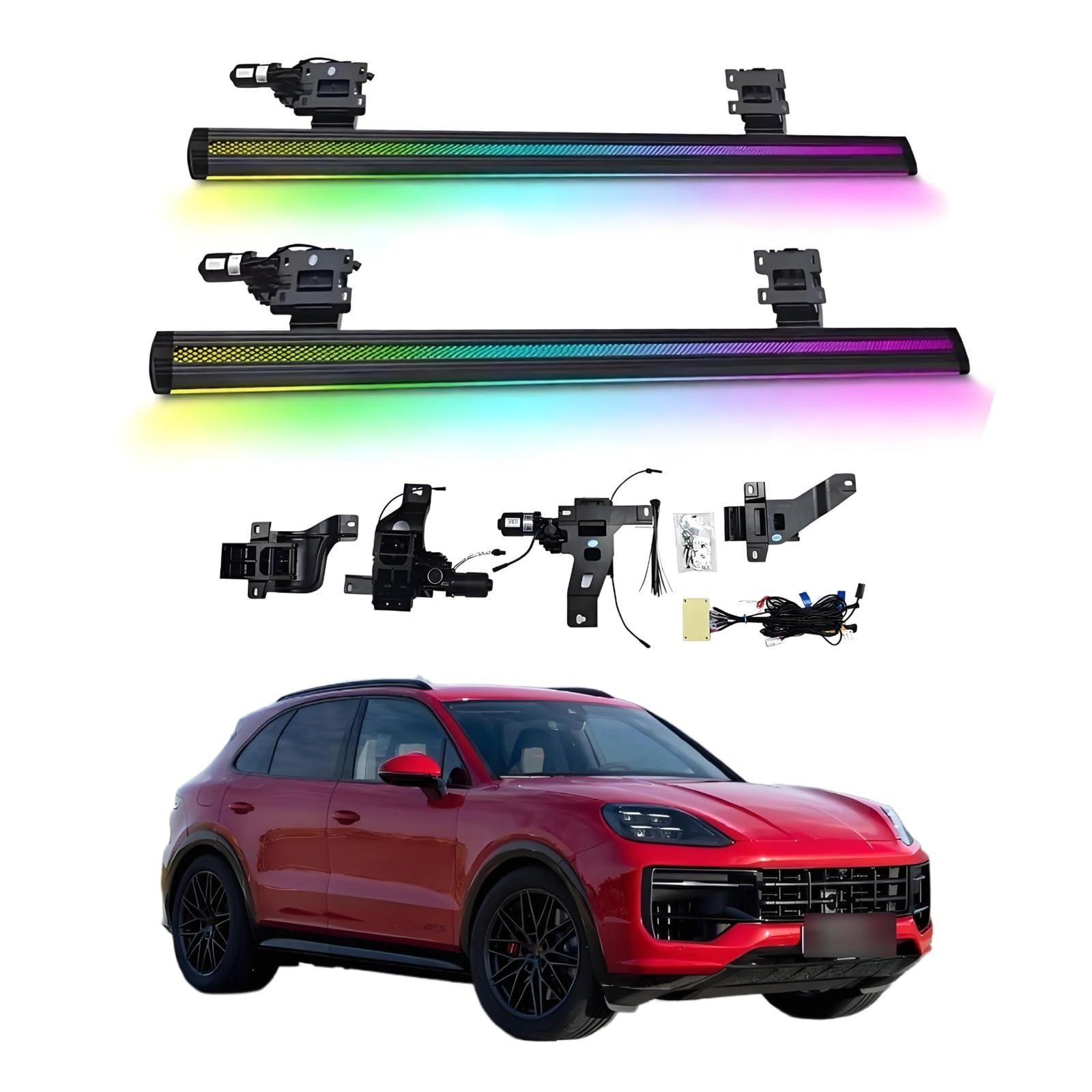 OZTSR Elektrische Trittbretter, kompatibel mit Porsche Cayenne 2018–2025, mit leichten, SUV-, Offroad- und Pickup-Trucks – einziehbare Truck-Stufen und Nerf Bars OZTSR Elektrische Trittbretter, kompatibel mit Porsche Cayenne 2018–2025, mit leichten, SUV-, Offroad- und Pickup-Trucks – einziehbare Truck-Stufen und Nerf Bars von OZTSR