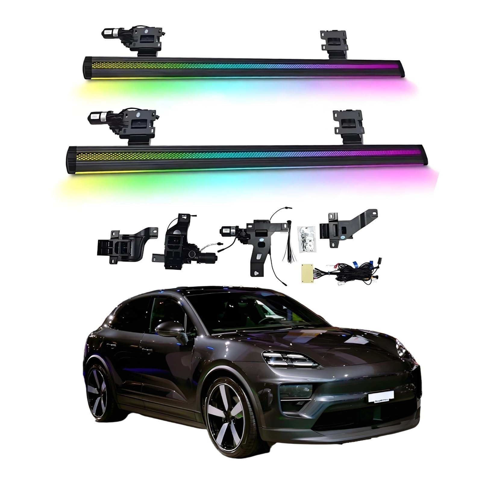 OZTSR Elektrische Trittbretter, kompatibel mit Porsche Macan 2014–2025, mit leichten, SUV-, Offroad- und Pickup-Trucks – einziehbare Truck-Stufen und Nerf Bars OZTSR Elektrische Trittbretter, kompatibel mit Porsche Macan 2014–2025, mit leichten, SUV-, Offroad- und Pickup-Trucks – einziehbare Truck-Stufen und Nerf Bars von OZTSR