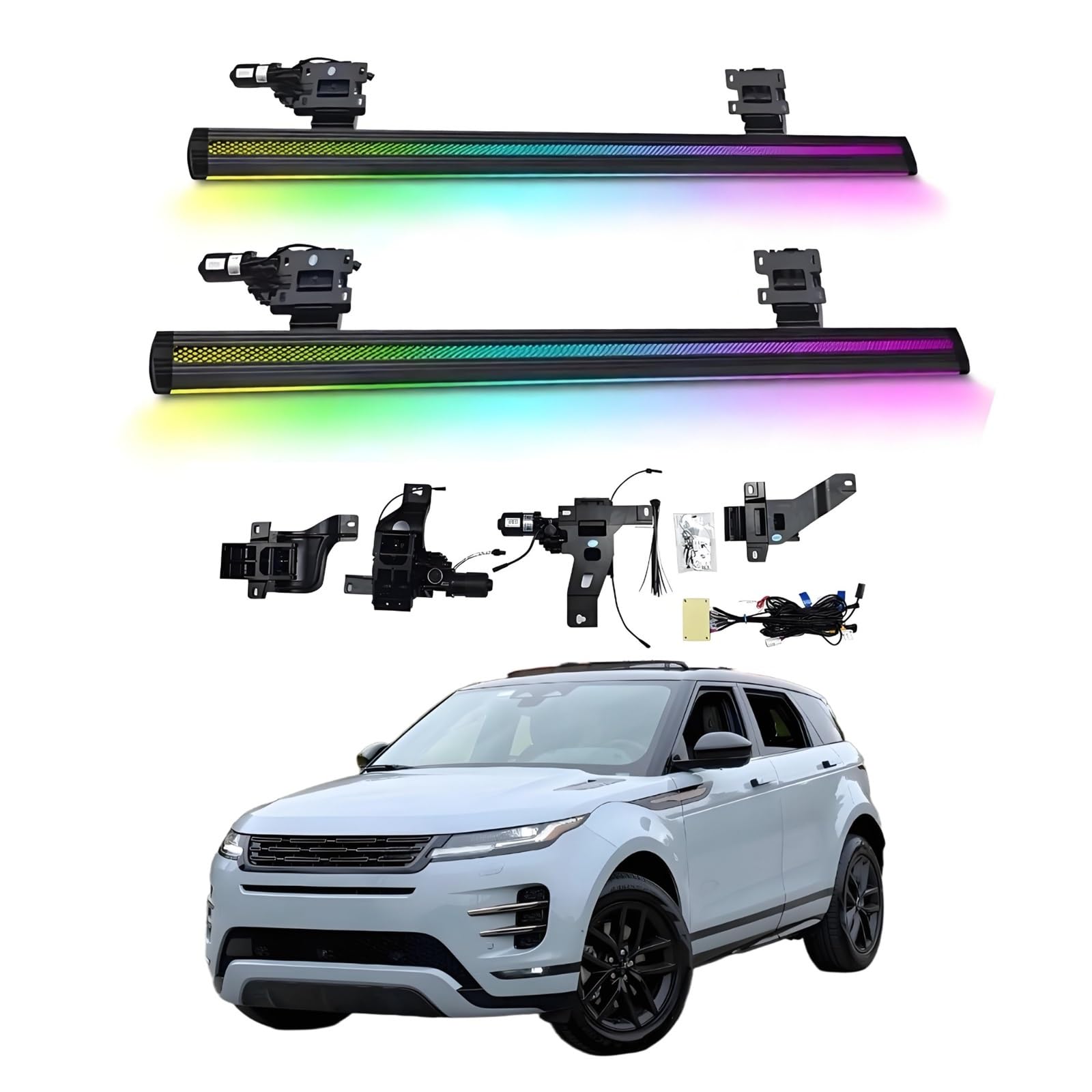 OZTSR Elektrische Trittbretter, kompatibel mit Range Rover Evoque 2019–2025 mit leichten, SUV-, Offroad- und Pickup-Trucks – einziehbare Truck-Stufen und Nerf Bars OZTSR Elektrische Trittbretter, kompatibel mit Range Rover Evoque 2019–2025 mit leichten, SUV-, Offroad- und Pickup-Trucks – einziehbare Truck-Stufen und Nerf Bars von OZTSR