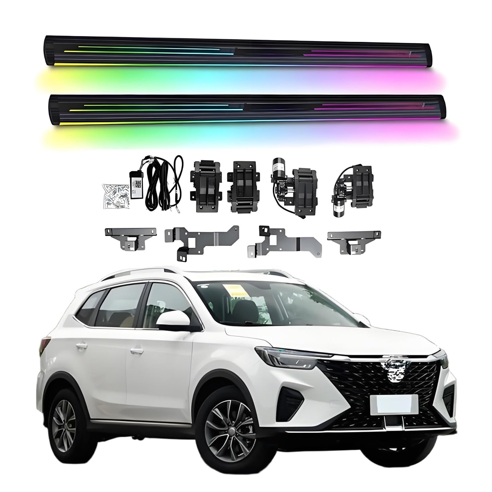 OZTSR Elektrische Trittbretter, kompatibel mit Roewe RX5 2019–2025 mit leichten, SUV-, Offroad- und Pickup-Trucks – einziehbare Truck-Stufen und Nerf Bars OZTSR Elektrische Trittbretter, kompatibel mit Roewe RX5 2019–2025 mit leichten, SUV-, Offroad- und Pickup-Trucks – einziehbare Truck-Stufen und Nerf Bars von OZTSR