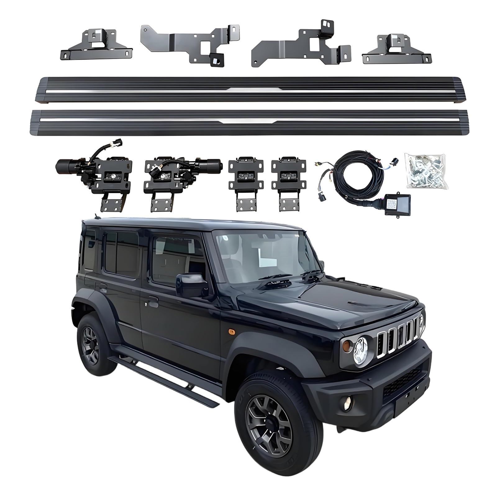OZTSR Elektrische Trittbretter, kompatibel mit Suzuki Jimny 5-Türer 3-Türer 2019-2025, SUV, Geländewagen und Pickup-Trucks – einziehbare Truck-Stufen und Nerf Bars OZTSR Elektrische Trittbretter, kompatibel mit Suzuki Jimny 5-Türer 3-Türer 2019-2025, SUV, Geländewagen und Pickup-Trucks – einziehbare Truck-Stufen und Nerf Bars von OZTSR