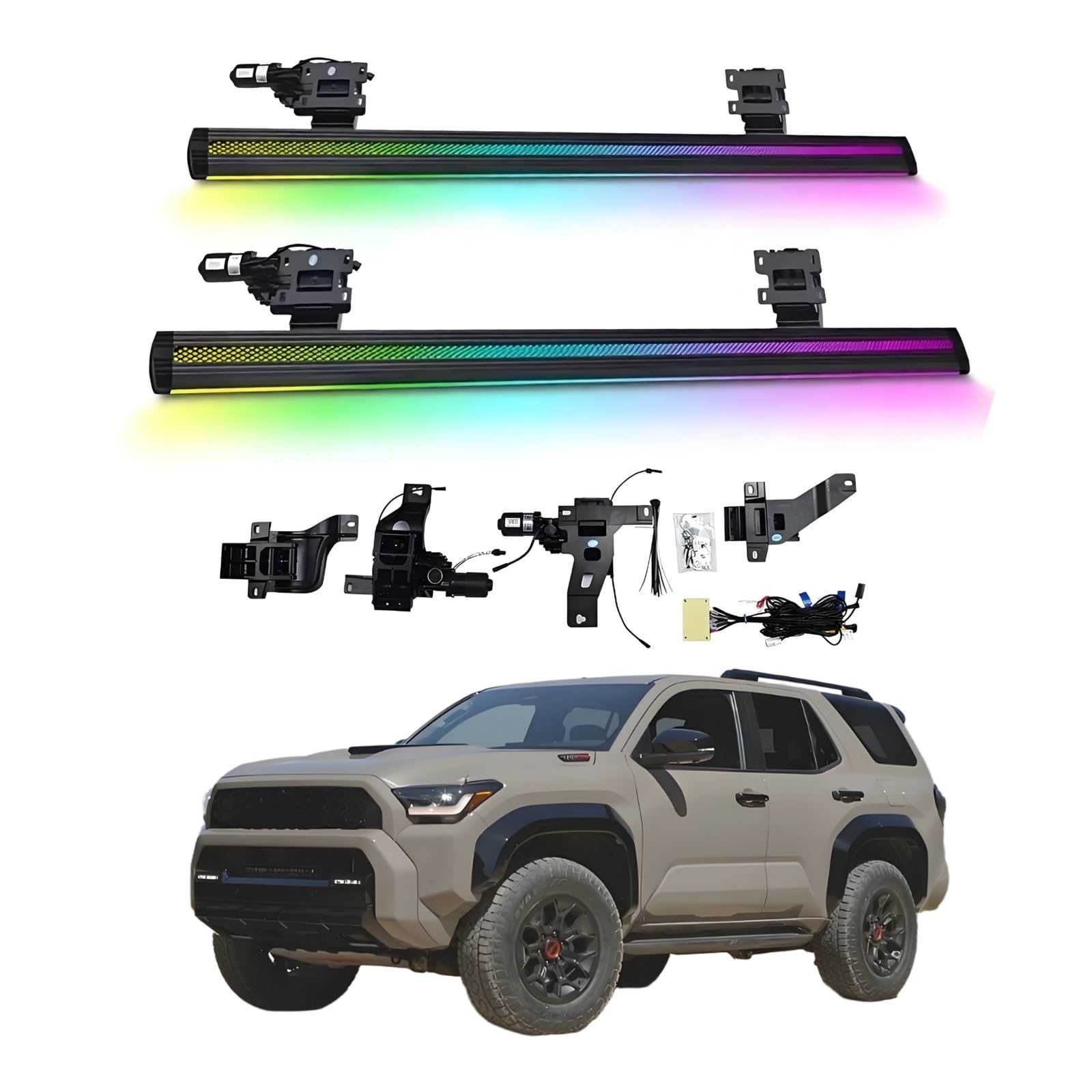OZTSR Elektrische Trittbretter, kompatibel mit Toyota 4Runner 2014–2025 mit leichten, SUV-, Offroad- und Pickup-Trucks – einziehbare Truck-Stufen und Nerf Bars OZTSR Elektrische Trittbretter, kompatibel mit Toyota 4Runner 2014–2025 mit leichten, SUV-, Offroad- und Pickup-Trucks – einziehbare Truck-Stufen und Nerf Bars von OZTSR