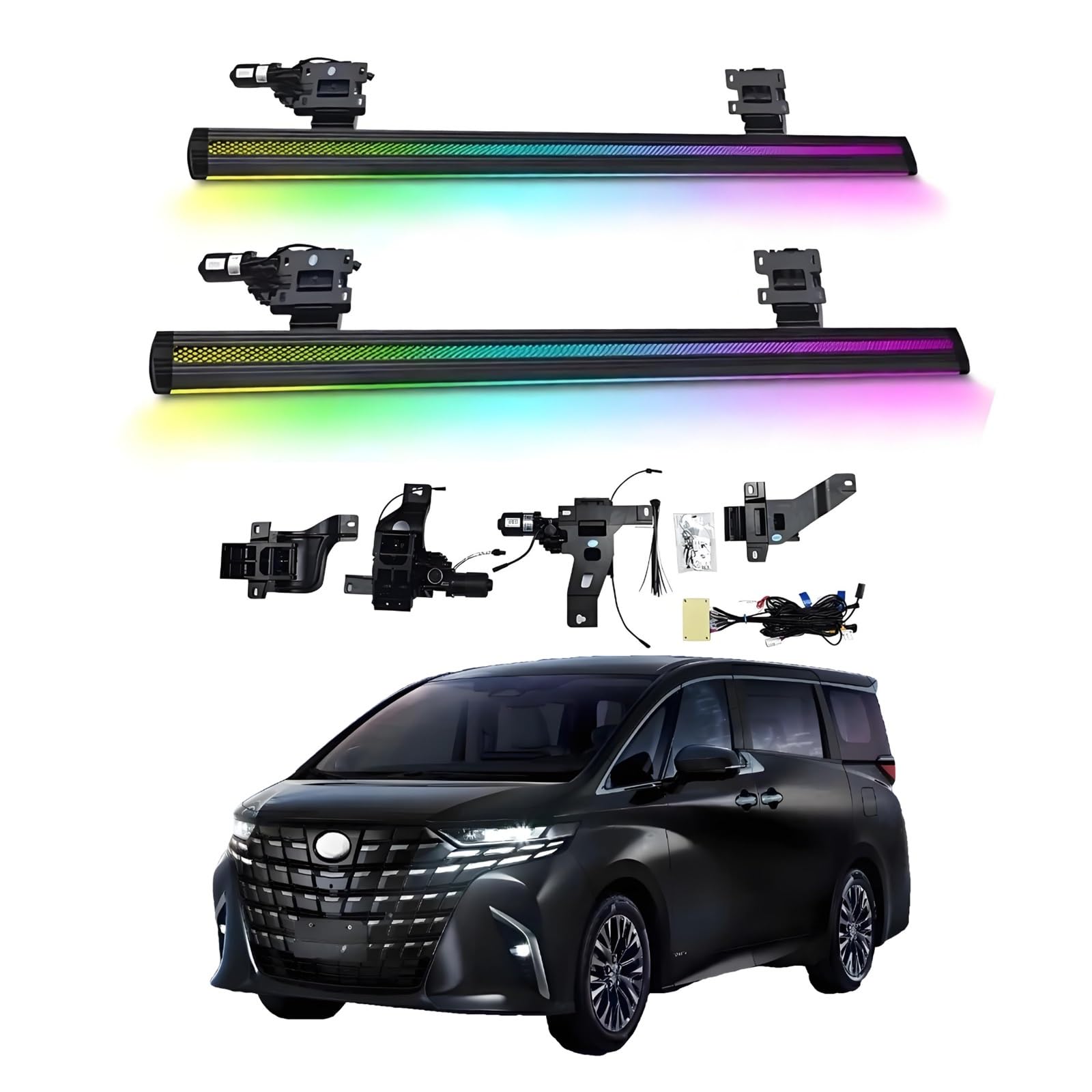 OZTSR Elektrische Trittbretter, kompatibel mit Toyota Alphard 2024–2025 mit leichten, SUV-, Offroad- und Pickup-Trucks – einziehbare Truck-Stufen und Nerf Bars OZTSR Elektrische Trittbretter, kompatibel mit Toyota Alphard 2024–2025 mit leichten, SUV-, Offroad- und Pickup-Trucks – einziehbare Truck-Stufen und Nerf Bars von OZTSR