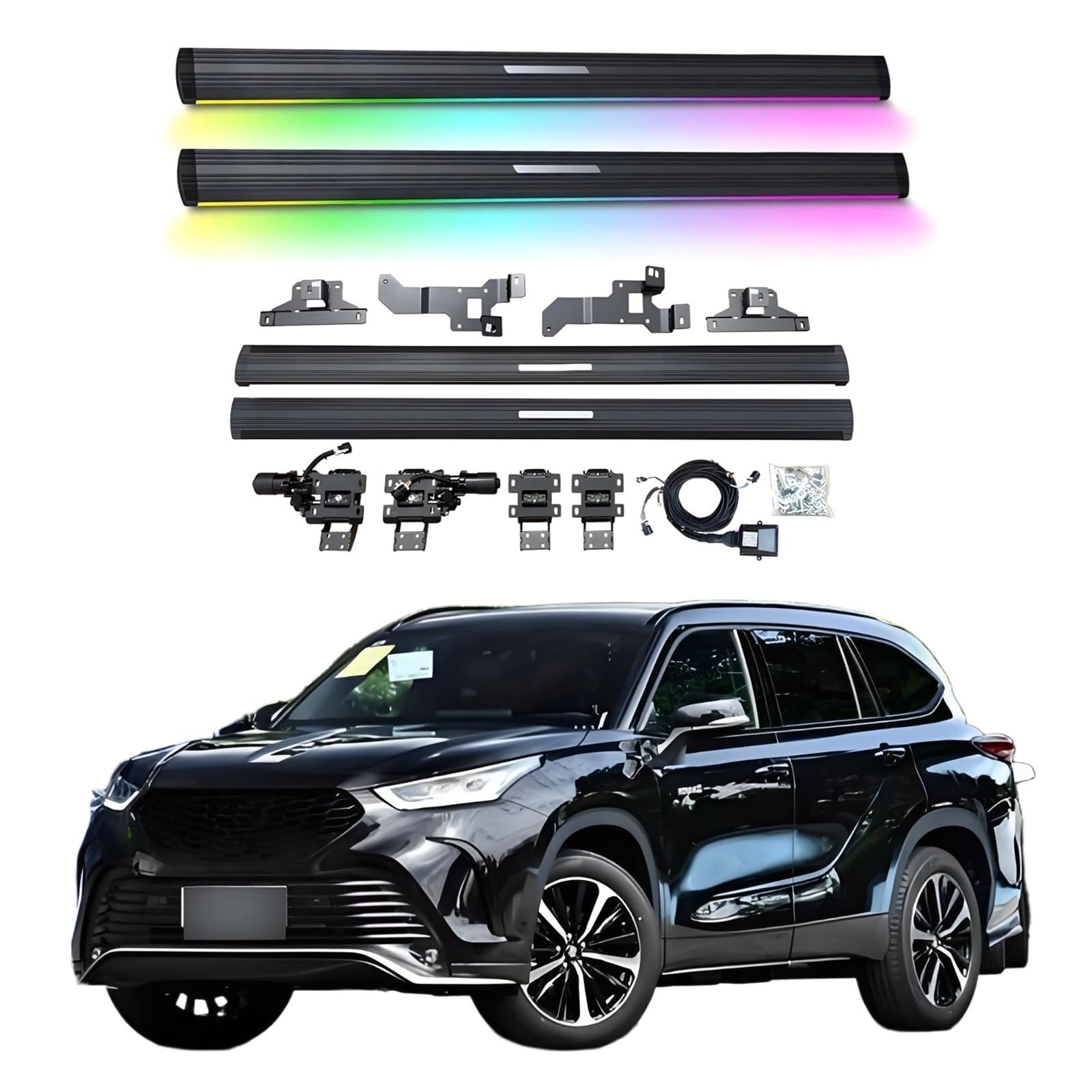 OZTSR Elektrische Trittbretter, kompatibel mit Toyota Crown Kluger 2021–2025 mit leichten, SUV-, Offroad- und Pickup-Trucks – einziehbare Truck-Stufen und Nerf Bars OZTSR Elektrische Trittbretter, kompatibel mit Toyota Crown Kluger 2021–2025 mit leichten, SUV-, Offroad- und Pickup-Trucks – einziehbare Truck-Stufen und Nerf Bars von OZTSR