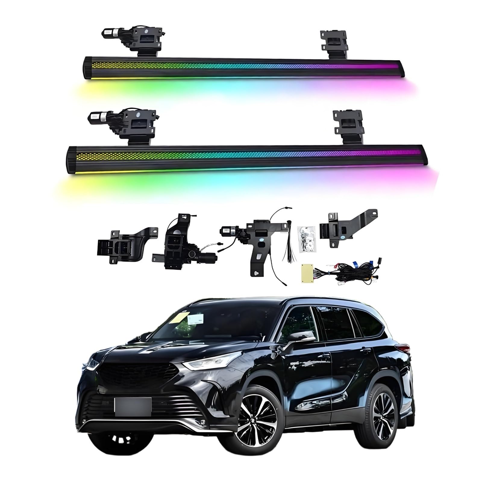 OZTSR Elektrische Trittbretter, kompatibel mit Toyota Crown Kluger 2022–2025 mit leichten, SUV-, Offroad- und Pickup-Trucks – einziehbare Truck-Stufen und Nerf Bars OZTSR Elektrische Trittbretter, kompatibel mit Toyota Crown Kluger 2022–2025 mit leichten, SUV-, Offroad- und Pickup-Trucks – einziehbare Truck-Stufen und Nerf Bars von OZTSR