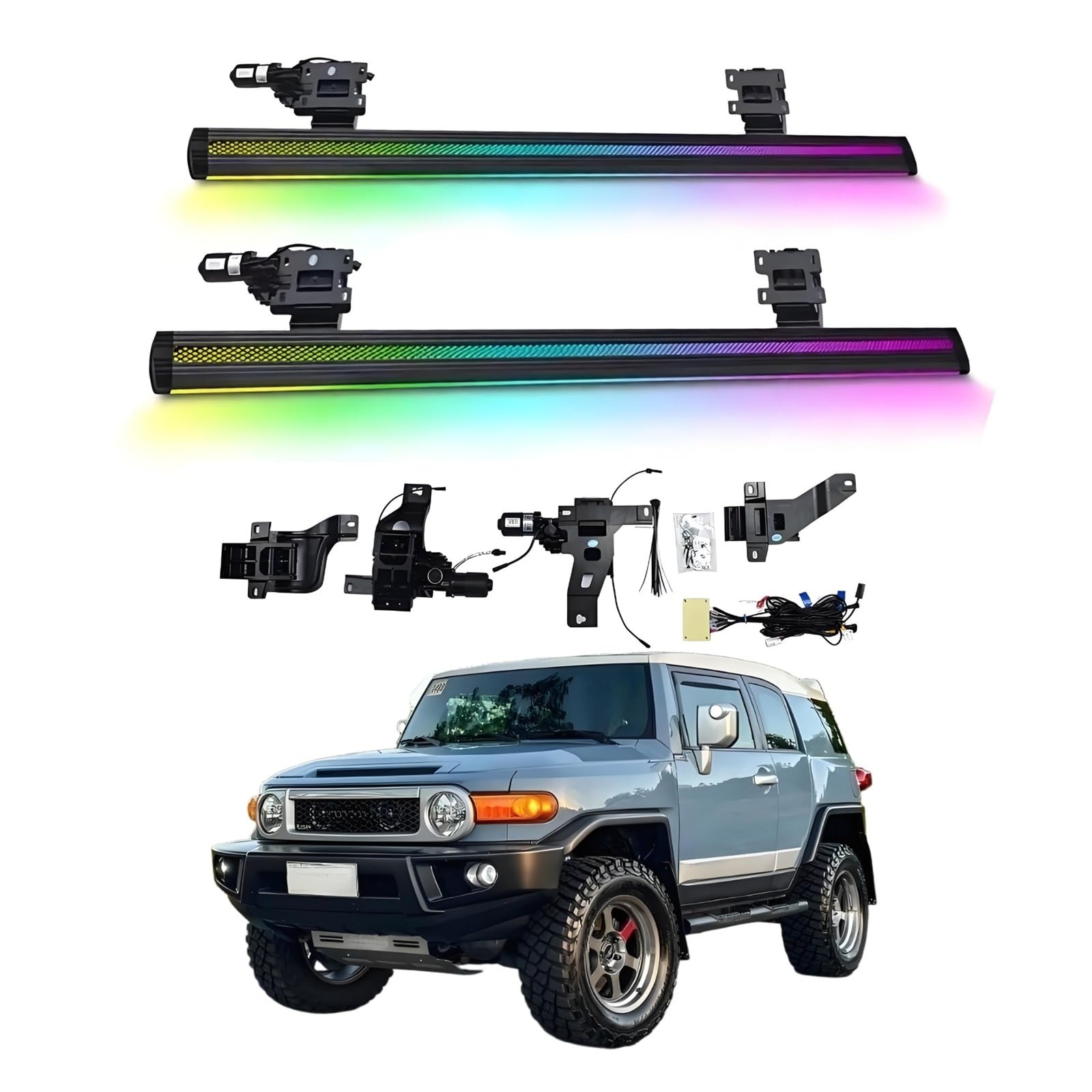 OZTSR Elektrische Trittbretter, kompatibel mit Toyota FJ Cruiser 2005–2020 mit leichten, SUV-, Offroad- und Pickup-Trucks – einziehbare Truck-Stufen und Nerf Bars OZTSR Elektrische Trittbretter, kompatibel mit Toyota FJ Cruiser 2005–2020 mit leichten, SUV-, Offroad- und Pickup-Trucks – einziehbare Truck-Stufen und Nerf Bars von OZTSR