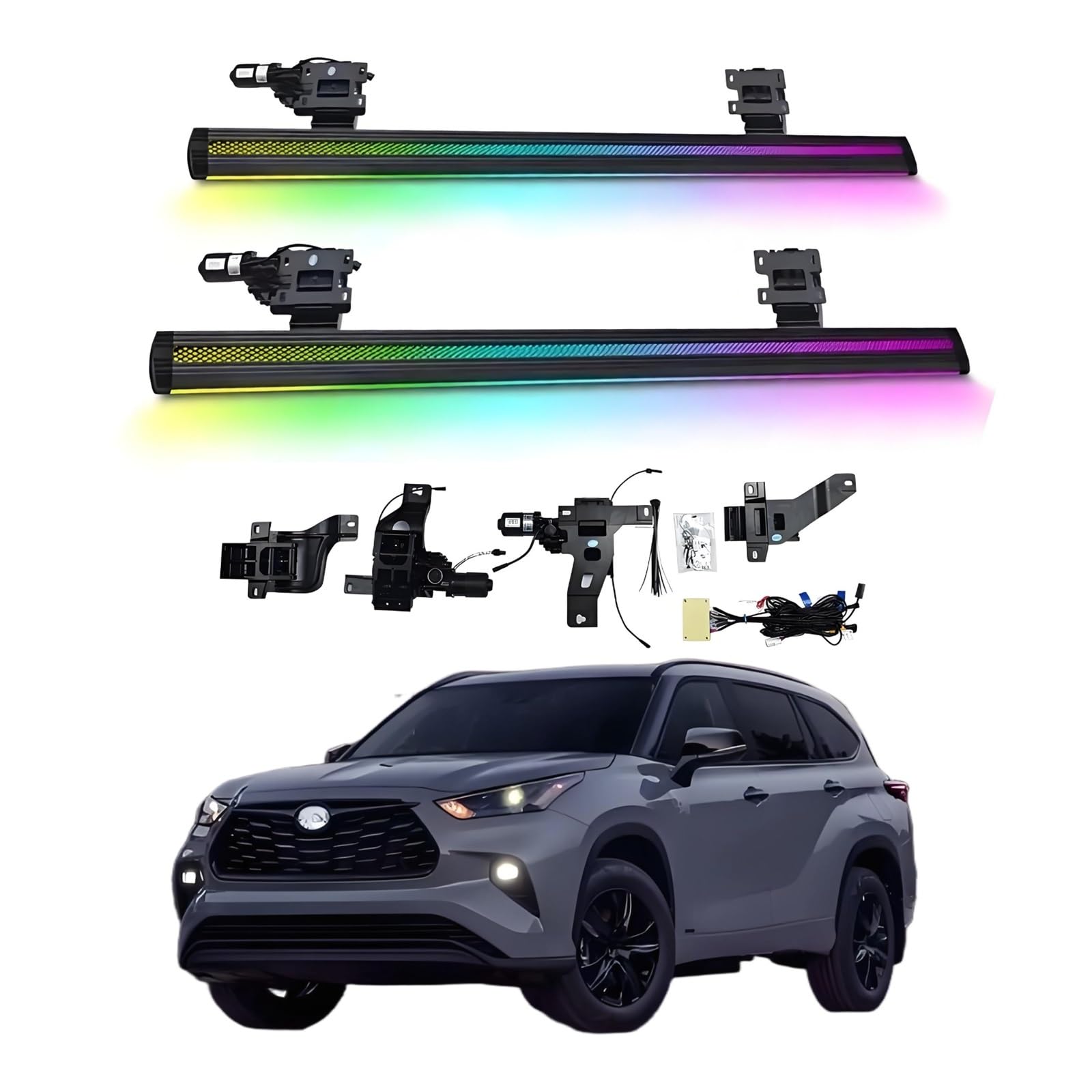 OZTSR Elektrische Trittbretter, kompatibel mit Toyota Frontlander 2022–2025 mit leichten, SUV-, Offroad- und Pickup-Trucks – einziehbare Truck-Stufen und Nerf Bars OZTSR Elektrische Trittbretter, kompatibel mit Toyota Frontlander 2022–2025 mit leichten, SUV-, Offroad- und Pickup-Trucks – einziehbare Truck-Stufen und Nerf Bars von OZTSR