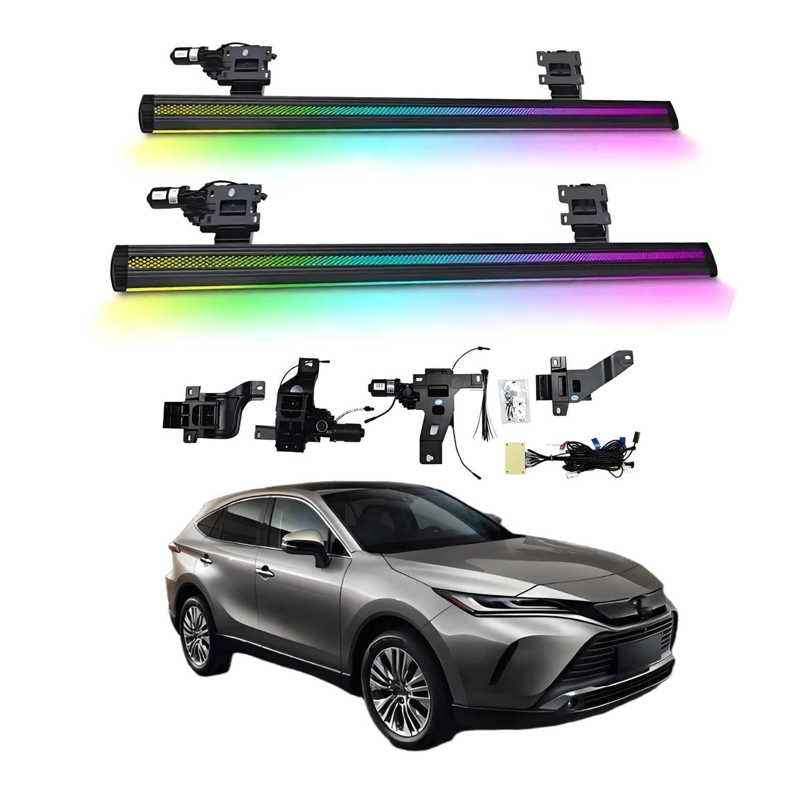 OZTSR Elektrische Trittbretter, kompatibel mit Toyota Harrier 2022–2025, mit leichten, SUV-, Offroad- und Pickup-Trucks – einziehbare Truck-Stufen und Nerf Bars OZTSR Elektrische Trittbretter, kompatibel mit Toyota Harrier 2022–2025, mit leichten, SUV-, Offroad- und Pickup-Trucks – einziehbare Truck-Stufen und Nerf Bars von OZTSR