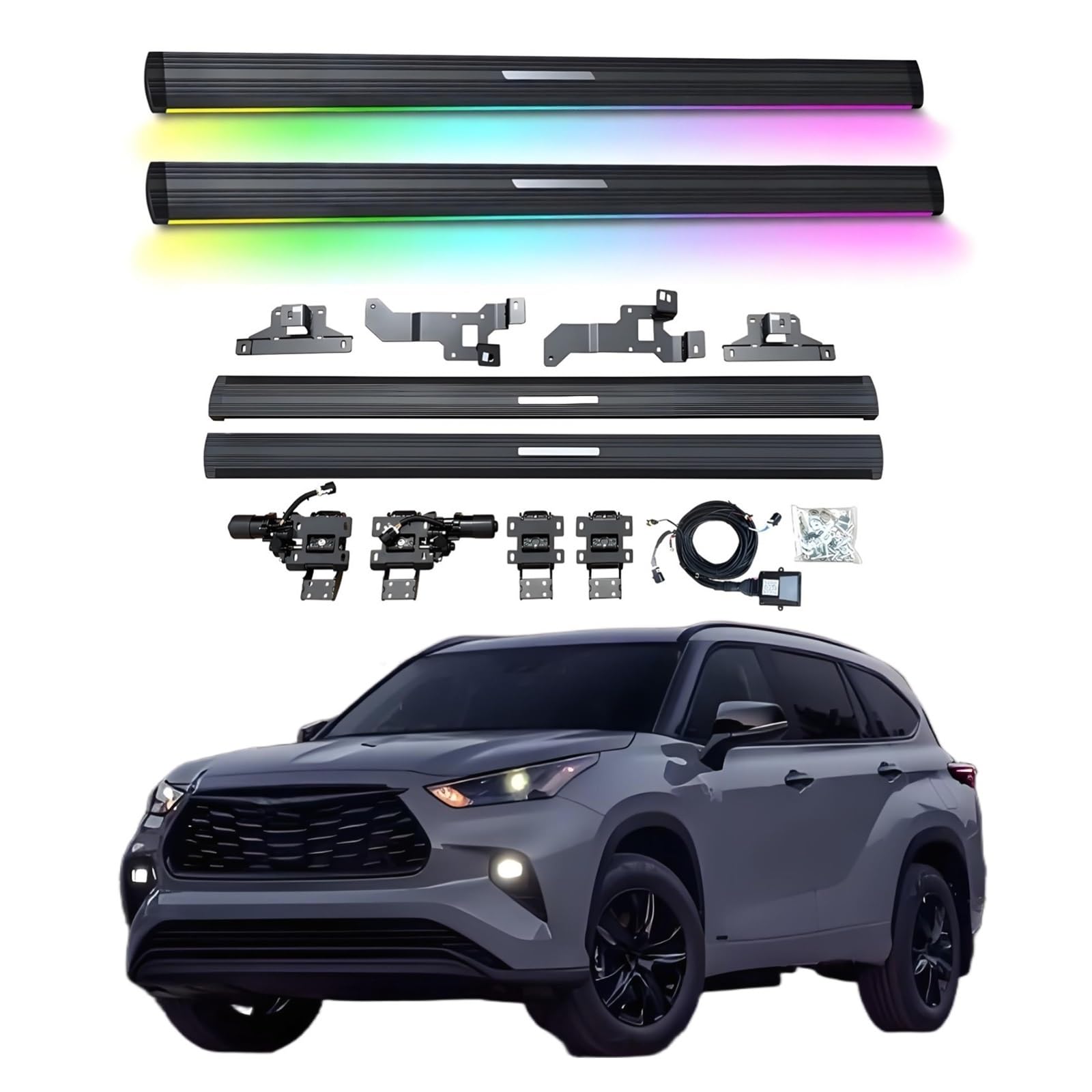 OZTSR Elektrische Trittbretter, kompatibel mit Toyota Highlander 2022–2025 mit leichten, SUV-, Offroad- und Pickup-Trucks – einziehbare Truck-Stufen und Nerf Bars OZTSR Elektrische Trittbretter, kompatibel mit Toyota Highlander 2022–2025 mit leichten, SUV-, Offroad- und Pickup-Trucks – einziehbare Truck-Stufen und Nerf Bars von OZTSR