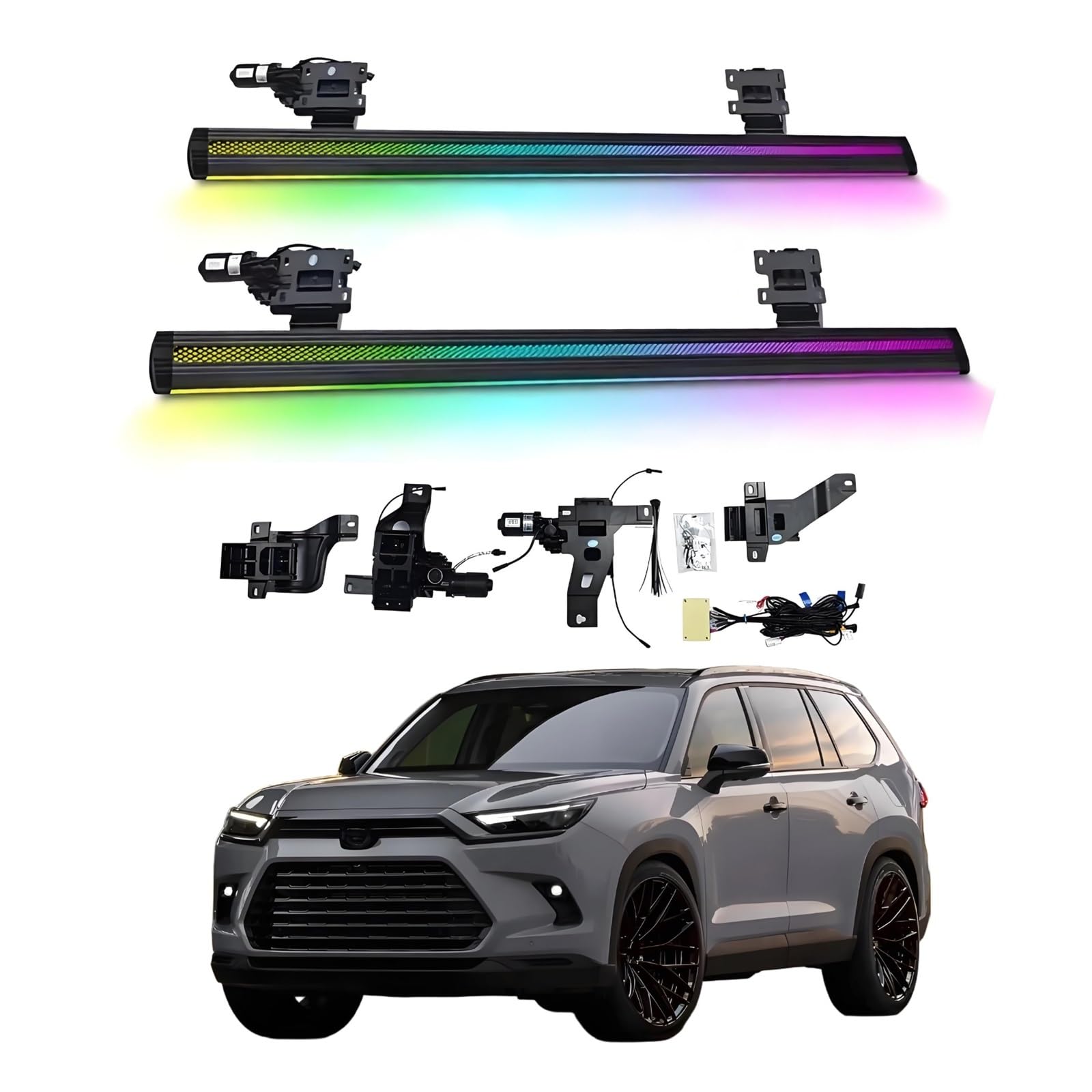 OZTSR Elektrische Trittbretter, kompatibel mit Toyota Highlander 2022–2025 mit leichten, SUV-, Offroad- und Pickup-Trucks – einziehbare Truck-Stufen und Nerf Bars OZTSR Elektrische Trittbretter, kompatibel mit Toyota Highlander 2022–2025 mit leichten, SUV-, Offroad- und Pickup-Trucks – einziehbare Truck-Stufen und Nerf Bars von OZTSR