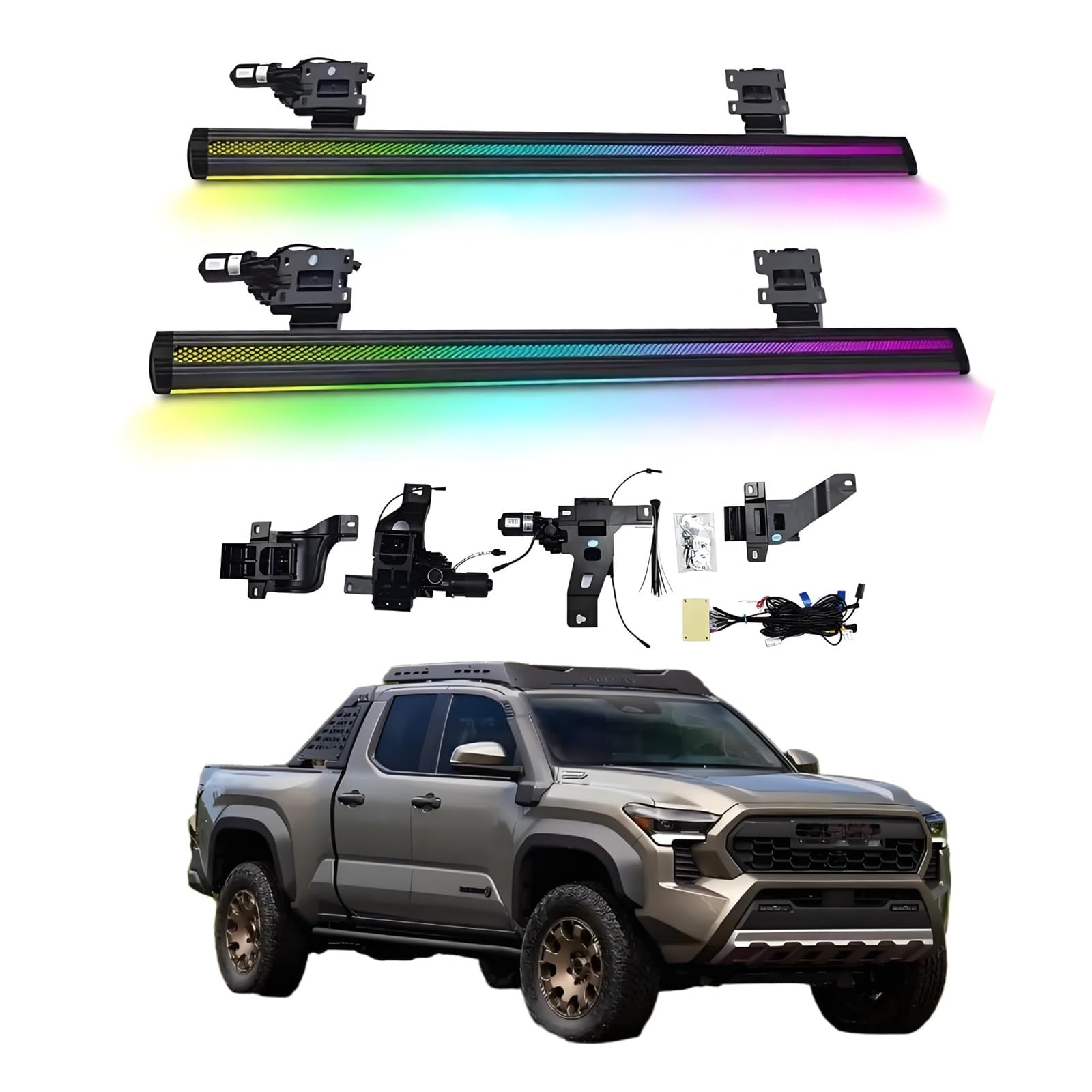 OZTSR Elektrische Trittbretter, kompatibel mit Toyota Hilux Revo 2016–2025 mit leichten, SUV-, Offroad- und Pickup-Trucks – einziehbare Truck-Stufen und Nerf Bars OZTSR Elektrische Trittbretter, kompatibel mit Toyota Hilux Revo 2016–2025 mit leichten, SUV-, Offroad- und Pickup-Trucks – einziehbare Truck-Stufen und Nerf Bars von OZTSR
