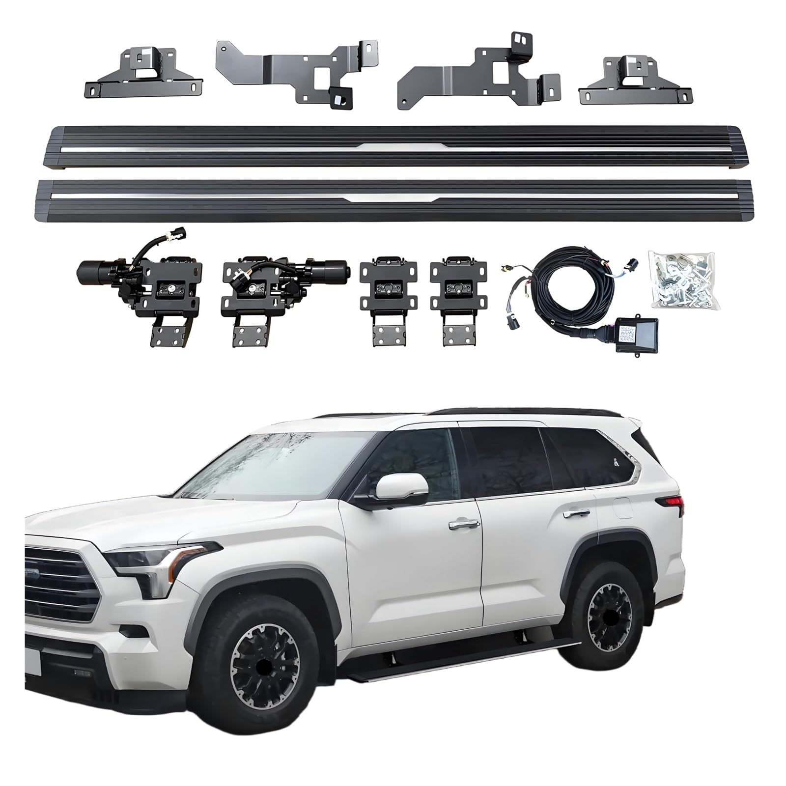 OZTSR Elektrische Trittbretter, kompatibel mit Toyota Sequoia 2023–2025, SUV, Geländewagen und Pickup-Trucks – einziehbare Truck-Stufen und Nerf Bars OZTSR Elektrische Trittbretter, kompatibel mit Toyota Sequoia 2023–2025, SUV, Geländewagen und Pickup-Trucks – einziehbare Truck-Stufen und Nerf Bars von OZTSR