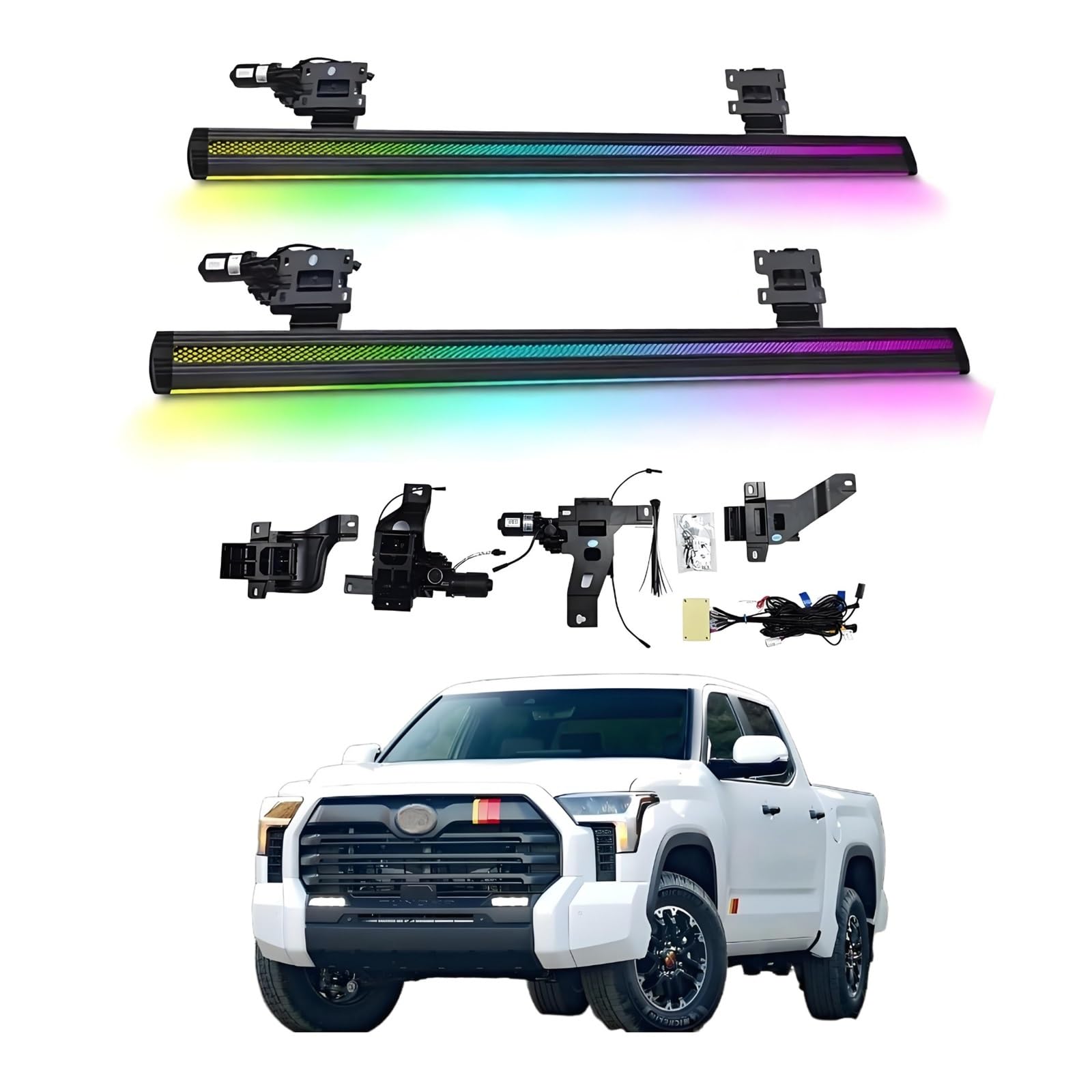 OZTSR Elektrische Trittbretter, kompatibel mit Toyota Tundra 2022–2025, mit leichten, SUV-, Offroad- und Pickup-Trucks – einziehbare Truck-Stufen und Nerf Bars OZTSR Elektrische Trittbretter, kompatibel mit Toyota Tundra 2022–2025, mit leichten, SUV-, Offroad- und Pickup-Trucks – einziehbare Truck-Stufen und Nerf Bars von OZTSR