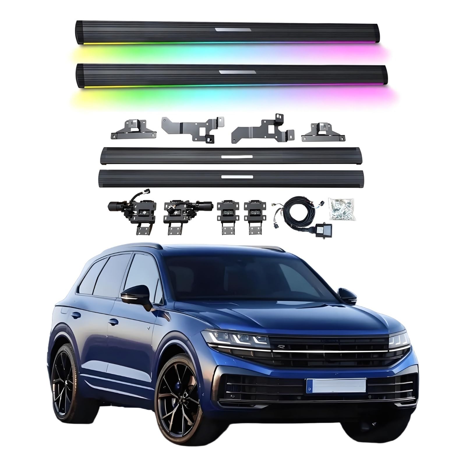 OZTSR Elektrische Trittbretter, kompatibel mit VW Touareg 2019–2025 mit leichten, SUV-, Offroad- und Pickup-Trucks – einziehbare Truck-Stufen und Nerf Bars OZTSR Elektrische Trittbretter, kompatibel mit VW Touareg 2019–2025 mit leichten, SUV-, Offroad- und Pickup-Trucks – einziehbare Truck-Stufen und Nerf Bars von OZTSR