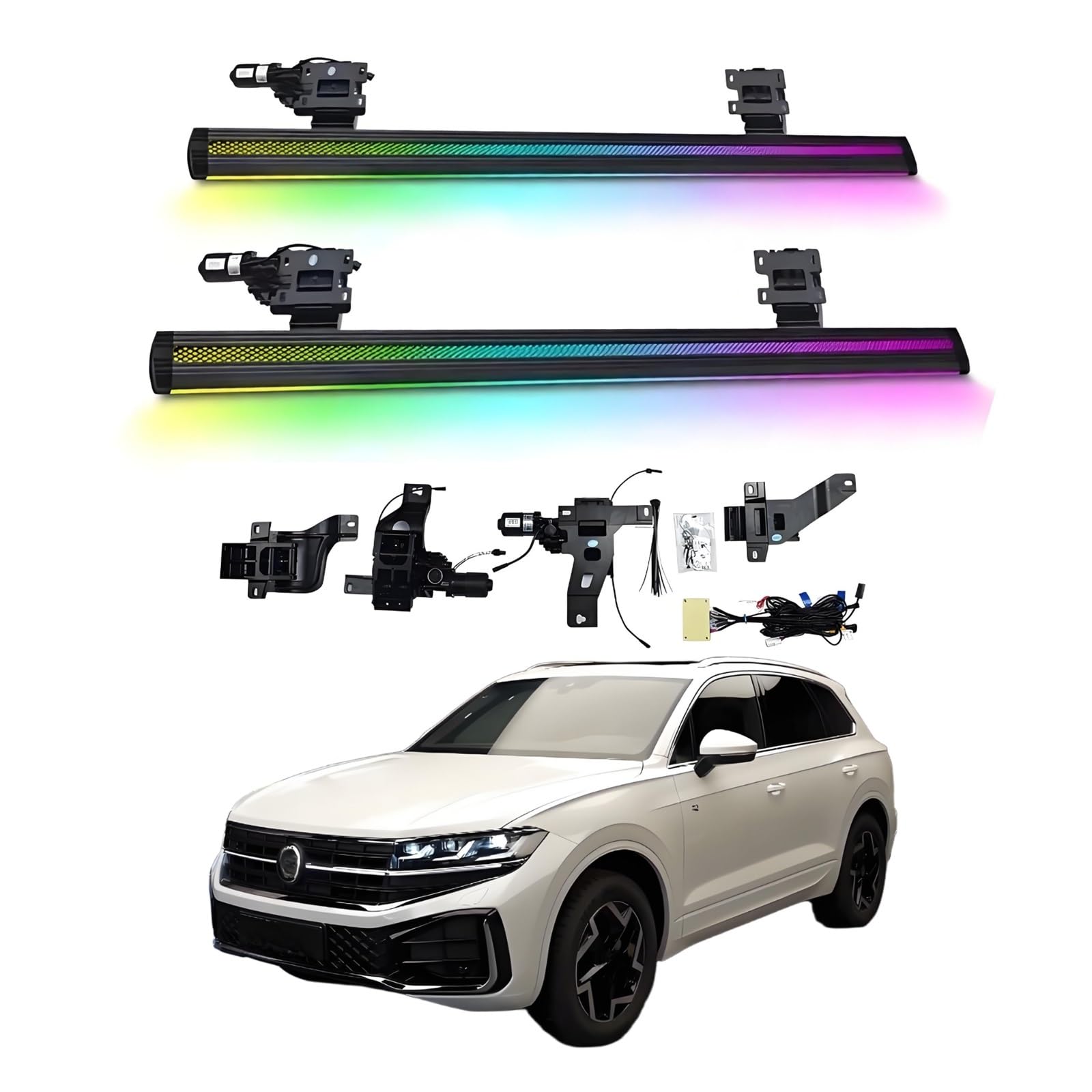 OZTSR Elektrische Trittbretter, kompatibel mit VW Touareg 2019–2025 mit leichten, SUV-, Offroad- und Pickup-Trucks – einziehbare Truck-Stufen und Nerf Bars OZTSR Elektrische Trittbretter, kompatibel mit VW Touareg 2019–2025 mit leichten, SUV-, Offroad- und Pickup-Trucks – einziehbare Truck-Stufen und Nerf Bars von OZTSR