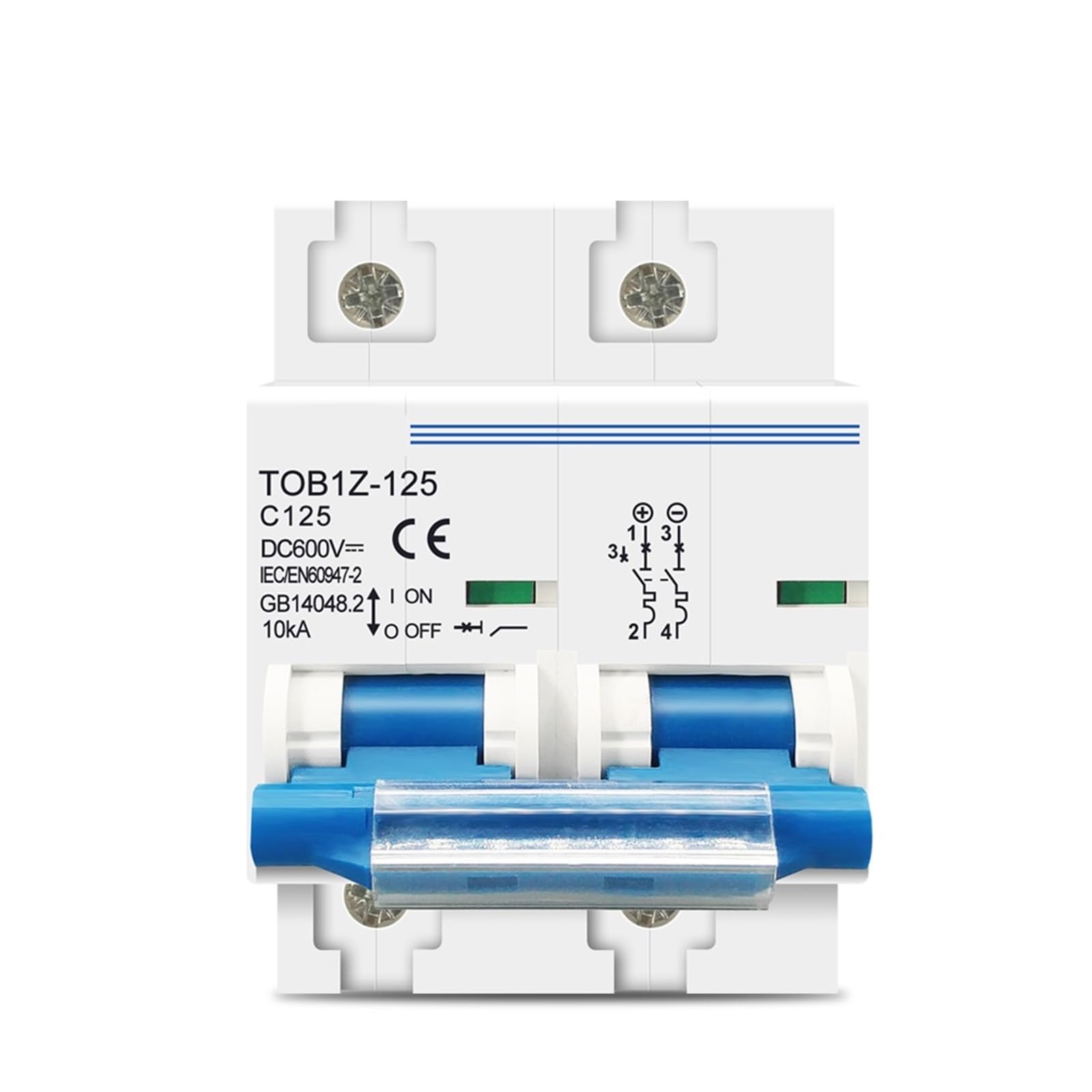 2P DC MCB 600V 125A 100A 80A Circuit Breaker for PV C Kurve Wichtigsten Schalter 1Pcs(80A) von OZVSVGQO