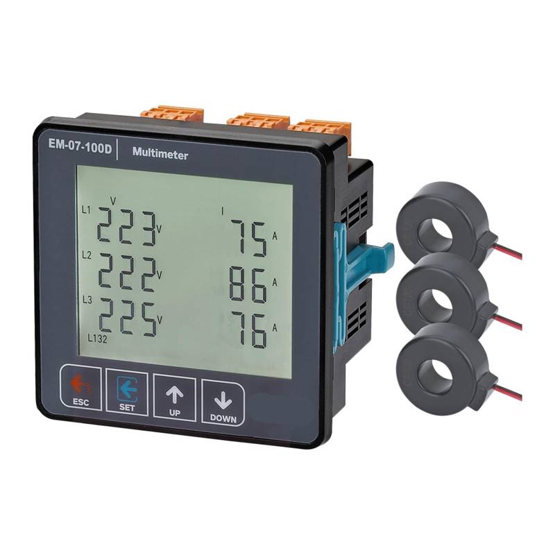 EM-07-60D-250D Spannung Strom Frequenz Scheinleistung Schützen Multimeter 3P 4W 1Pcs(EM-07-100D) von OZVSVGQO