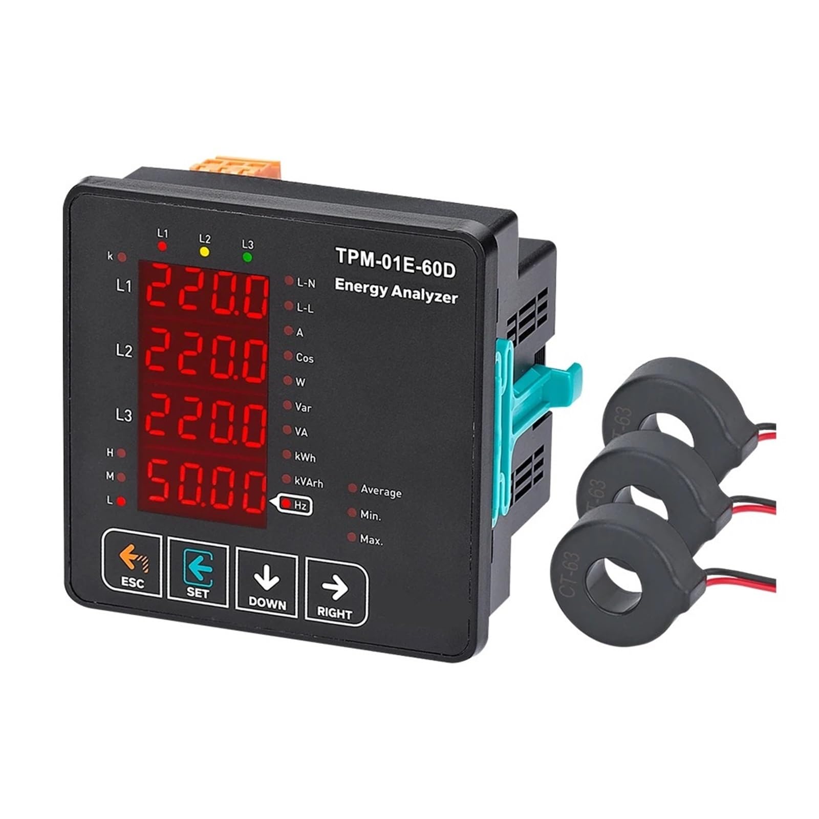 OZVSVGQO TPM-01E-60D TPM-01E-100D TPM-01E-250D Energieanalysator-Multimeter 3P 4W 1St(TPM-01E-60D) von OZVSVGQO
