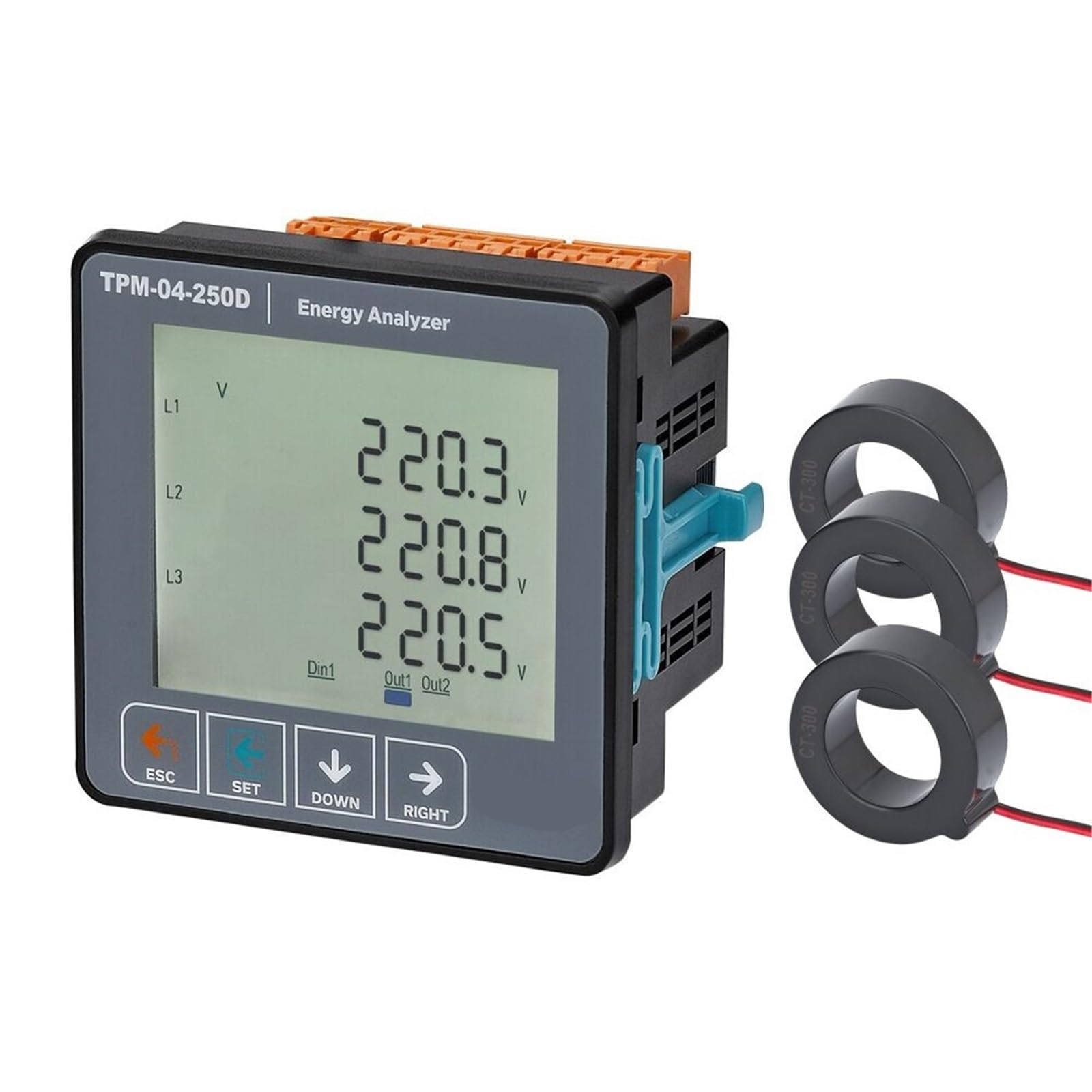 TPM-04-60D-250D Energieanalysator-Multimeter 3P 4W 1St(TPM-04-250D(10-250A)) von OZVSVGQO