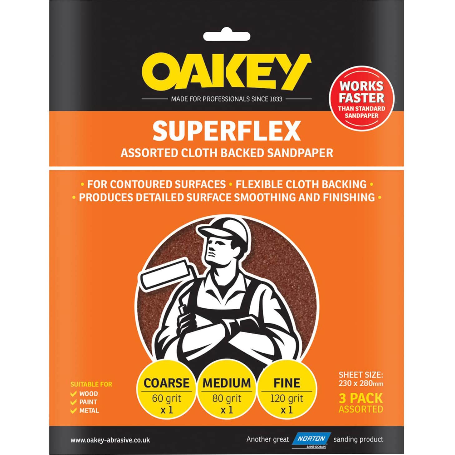 Oakey OAK26734 Schleifpapier von Oakey